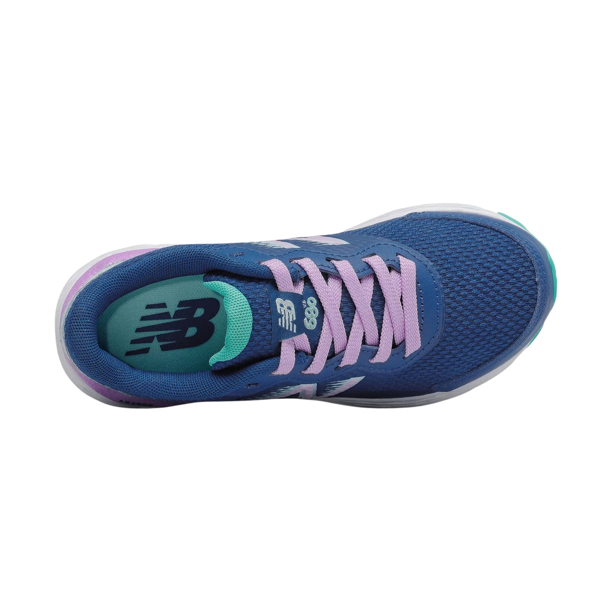 New Balance Kids' 680v6 Running Shoe - Captain Blue by Lenny's Shoe & Apparel