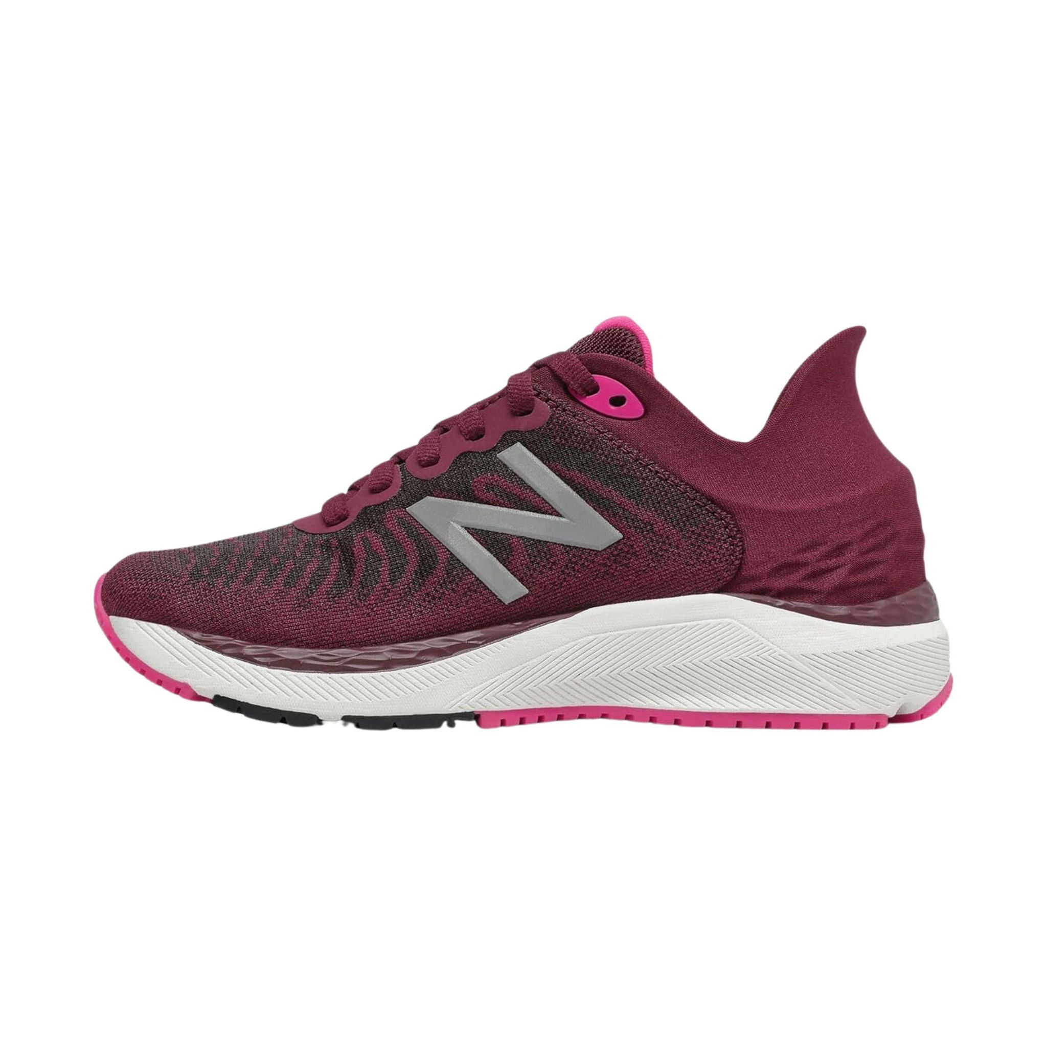 New Balance Kids' 860v11 Running Shoe - Garnet/Pink Glo by Lenny's Shoe & Apparel