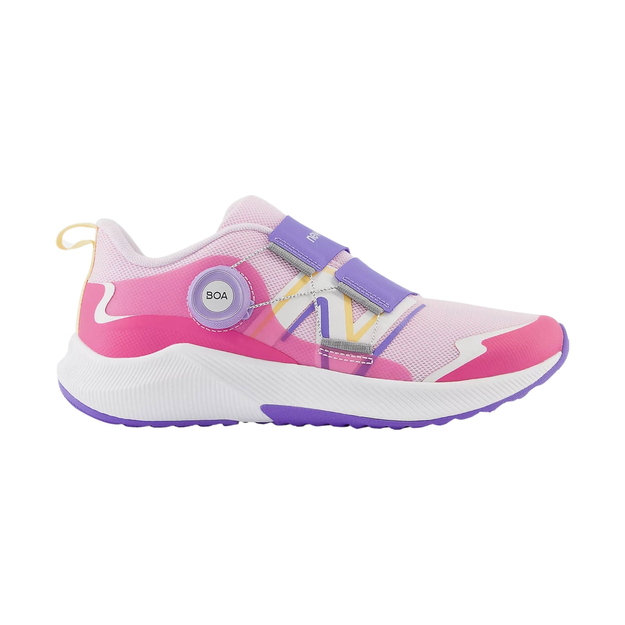 New Balance Kids' DynaSoft Reveal v4 BOA Shoes - Light Raspberry With Hi-pink and Electric Indigo by Lenny's Shoe & Apparel