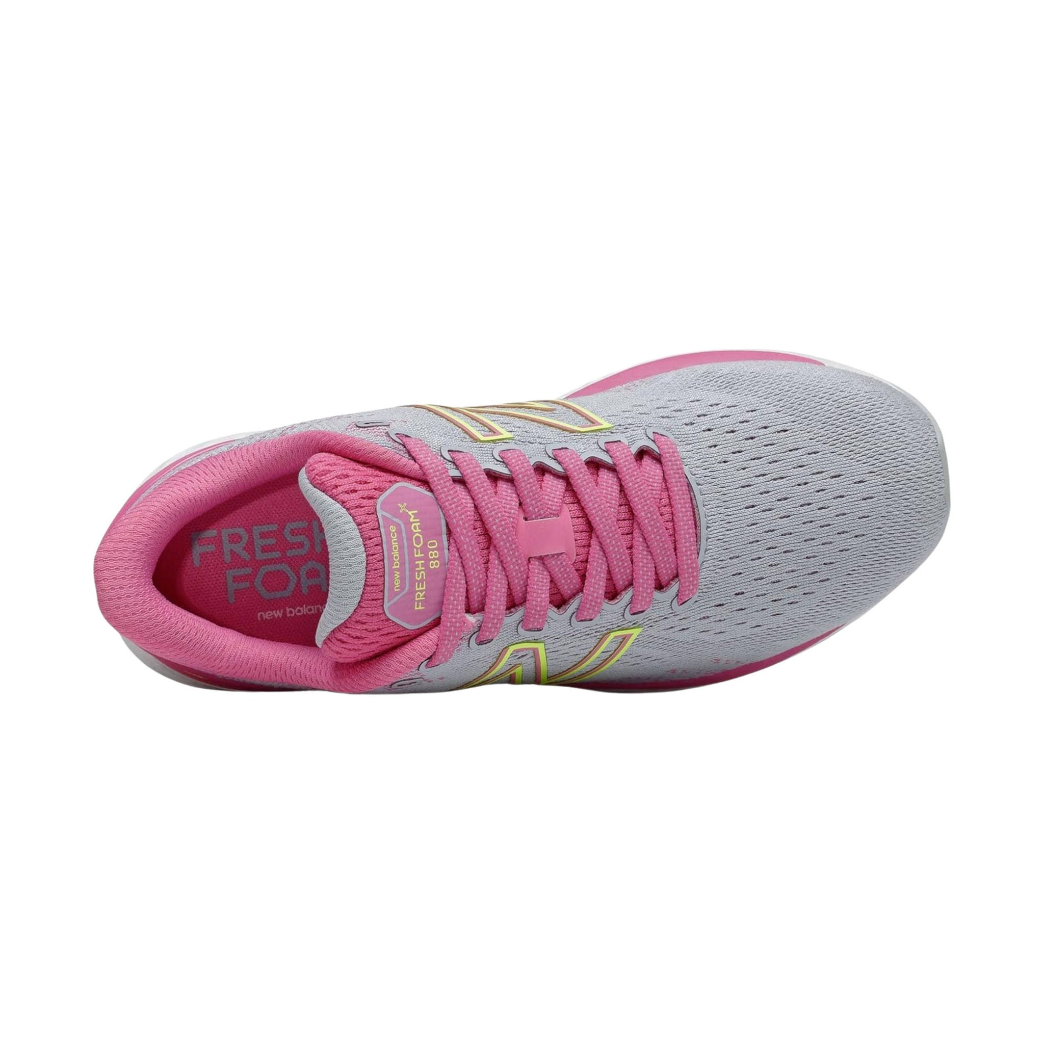 New Balance Kids' Fresh Foam 880 V11 Running Shoes - Light Cyclone/Lollipop/Lime Glo by Lenny's Shoe & Apparel