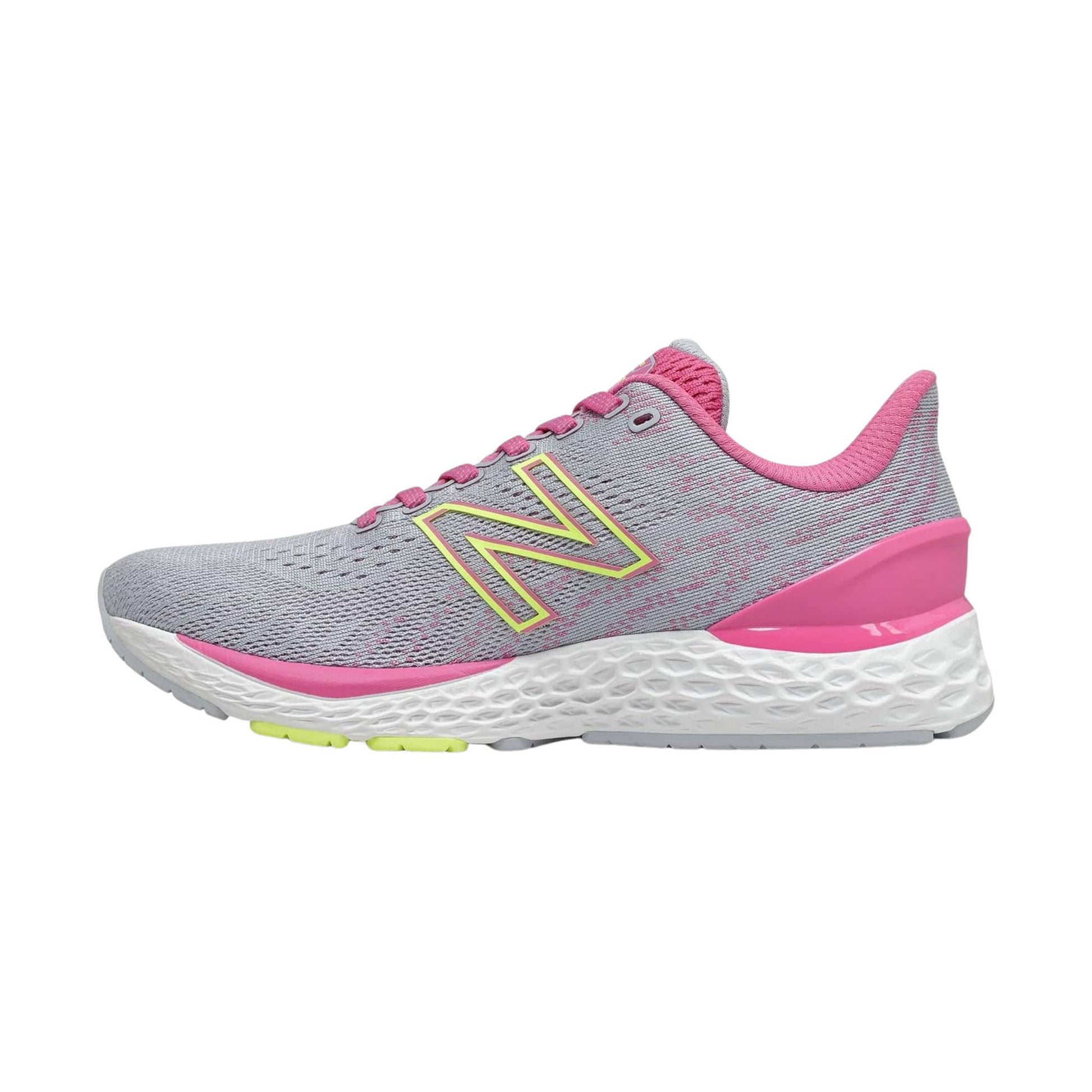 New Balance Kids' Fresh Foam 880 V11 Running Shoes - Light Cyclone/Lollipop/Lime Glo by Lenny's Shoe & Apparel