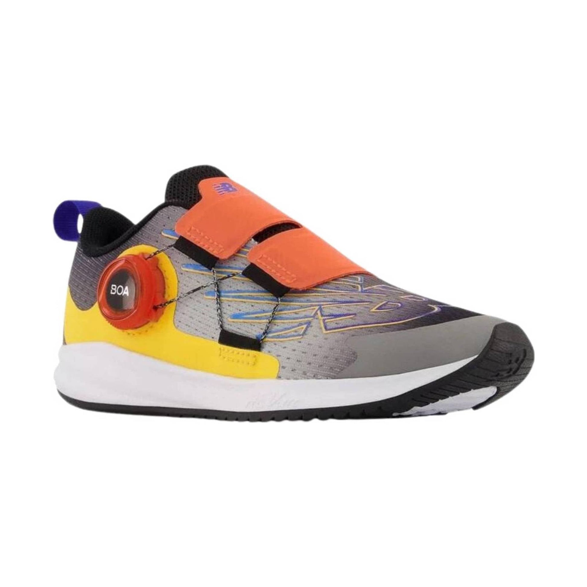 New Balance Kids' Fuel Core Reveal v3 BOA - Black/Grey/Orange by Lenny's Shoe & Apparel