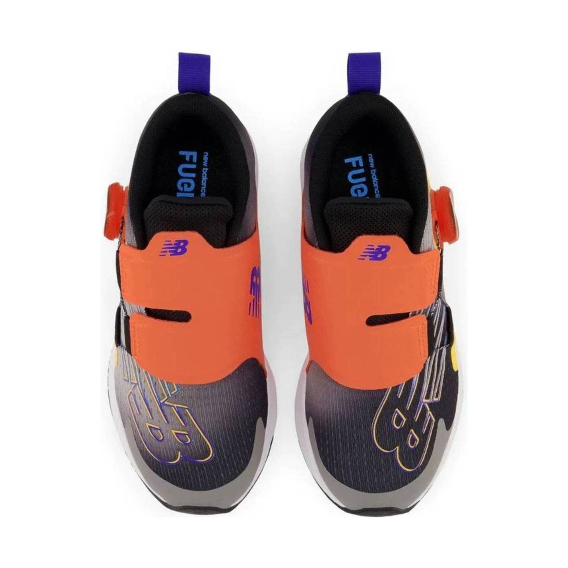New Balance Kids' Fuel Core Reveal v3 BOA - Black/Grey/Orange by Lenny's Shoe & Apparel