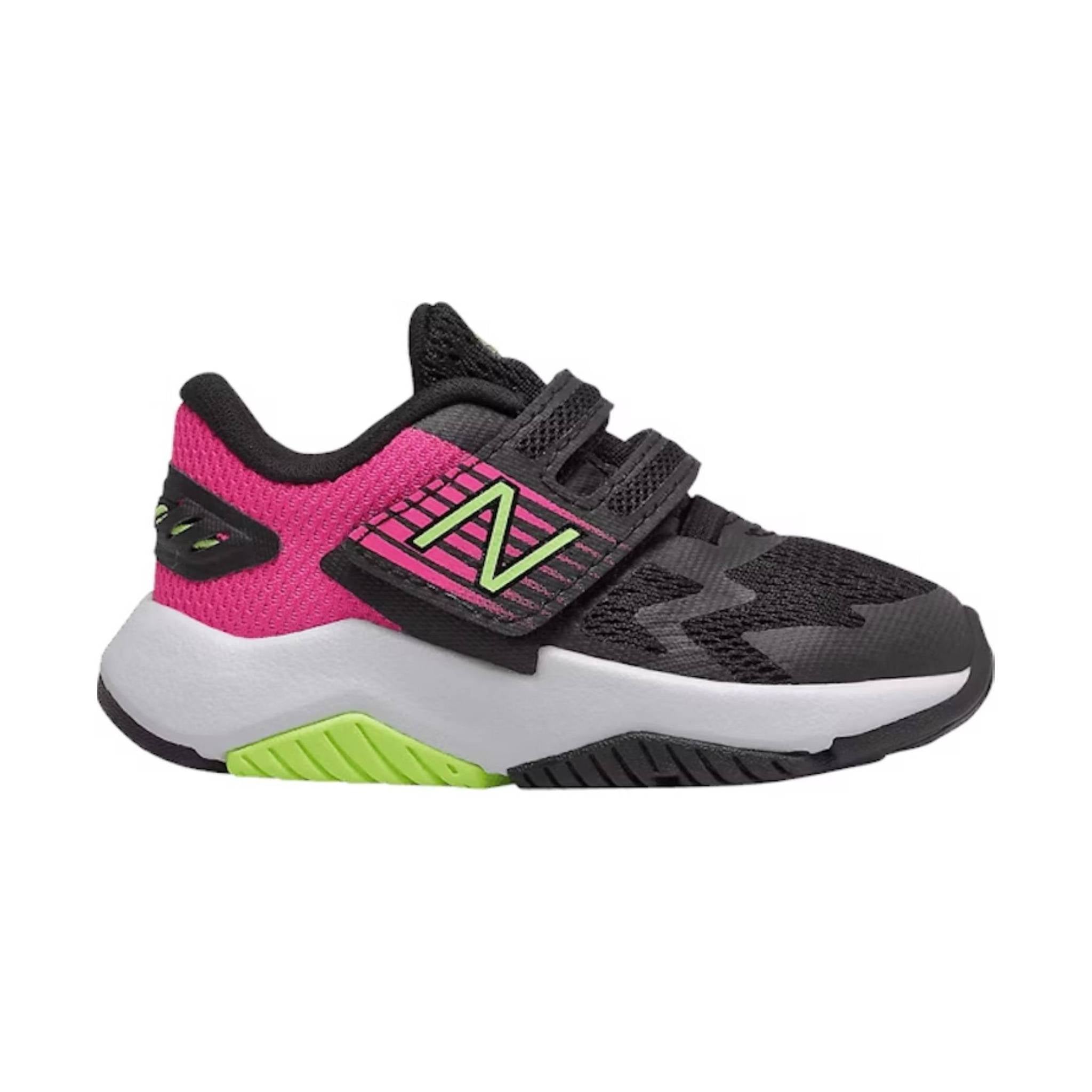 New Balance Kids' Rave Run Shoe - Black/Pink by Lenny's Shoe & Apparel