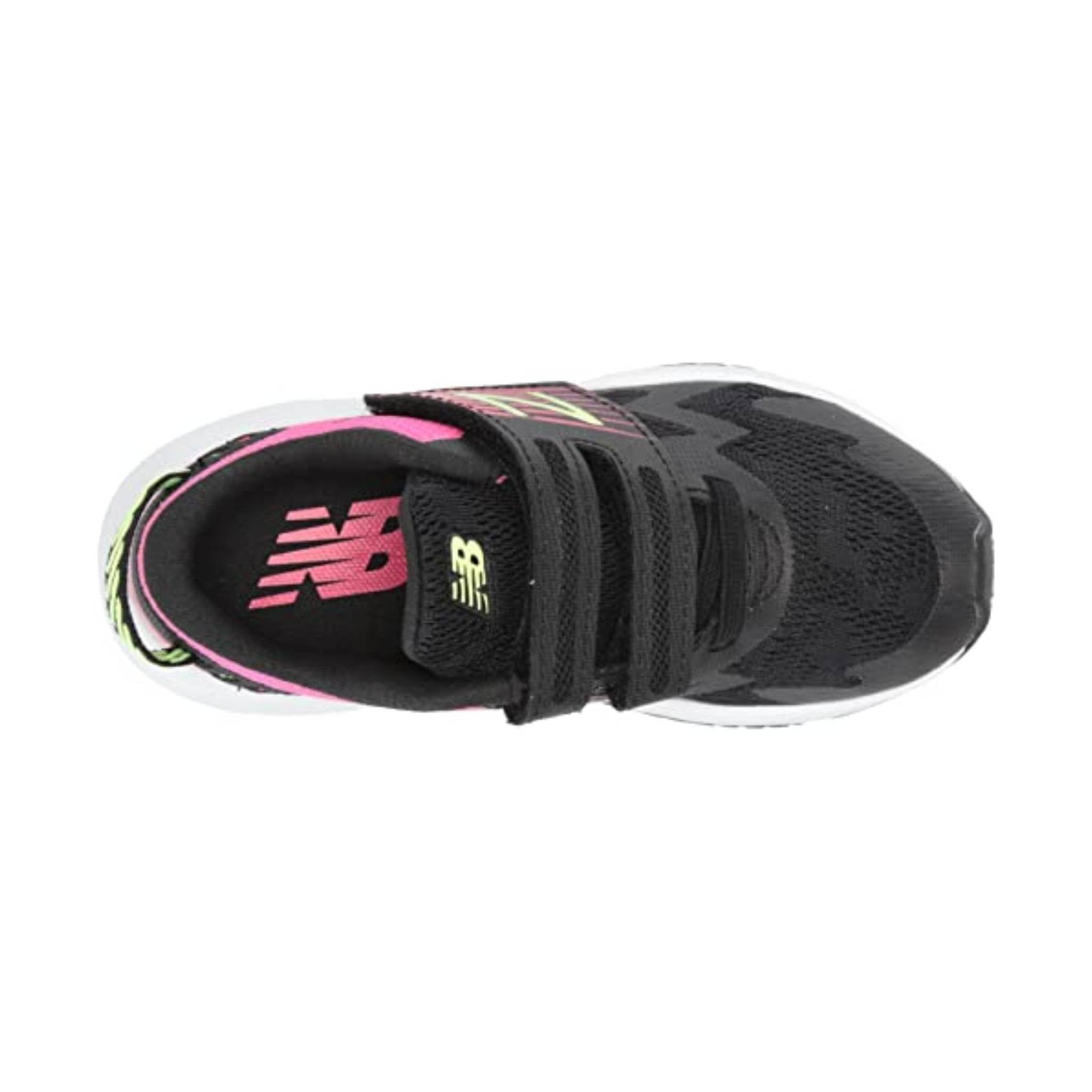 New Balance Kids' Rave Run Shoe - Black/Pink by Lenny's Shoe & Apparel