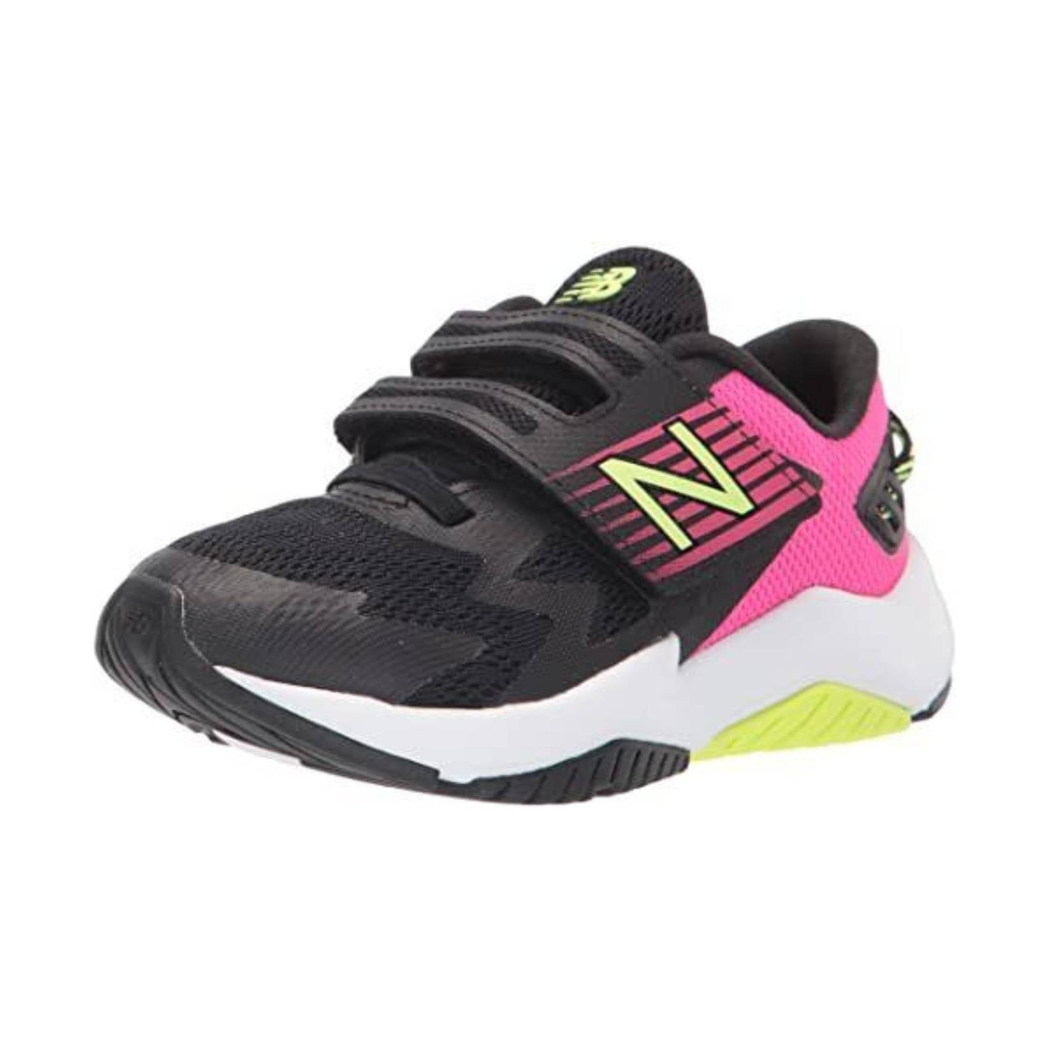 New Balance Kids' Rave Run Shoe - Black/Pink by Lenny's Shoe & Apparel