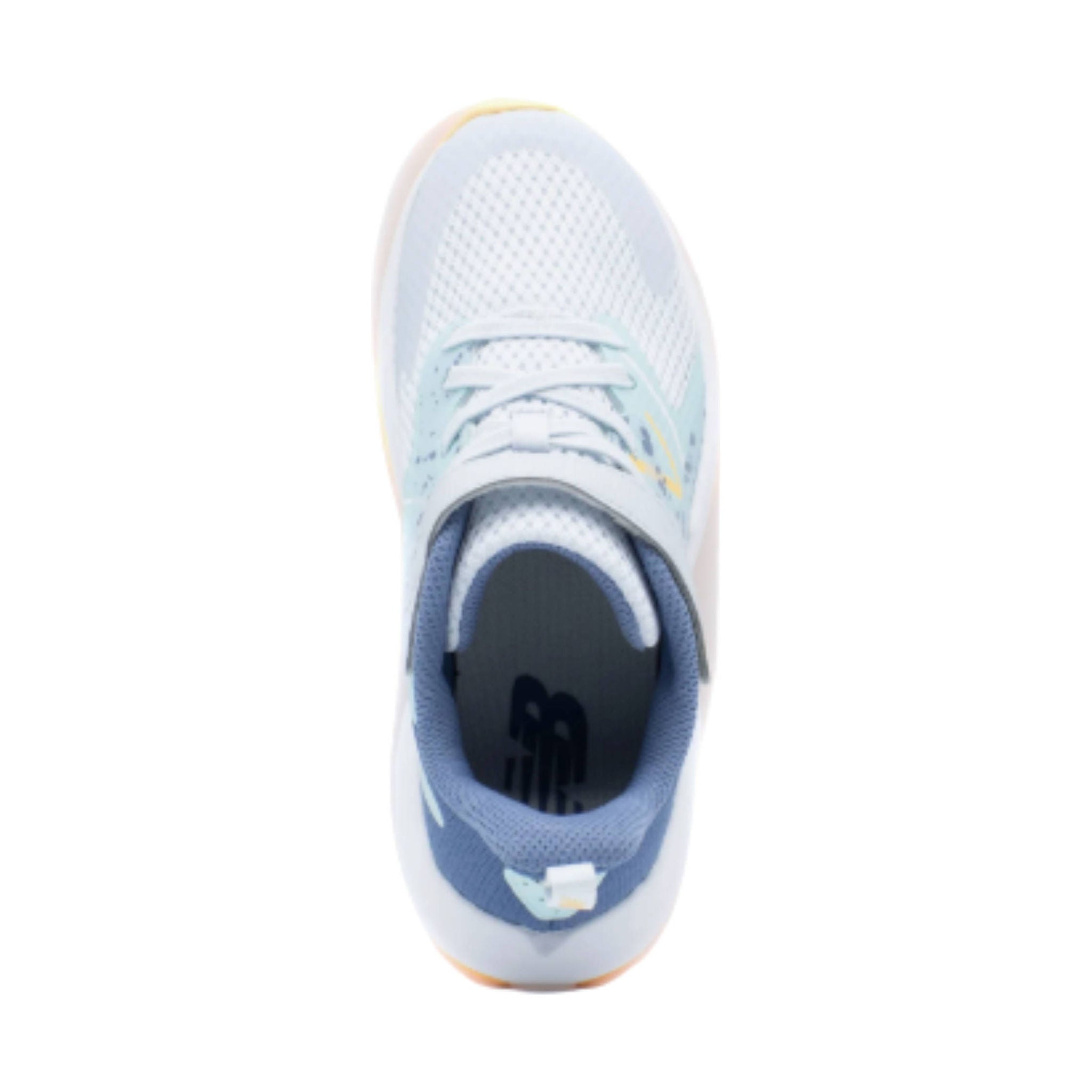 New Balance Kids' Rave Run v2 Bungee Lace with Top Strap Shoes - Ice Blue by Lenny's Shoe & Apparel