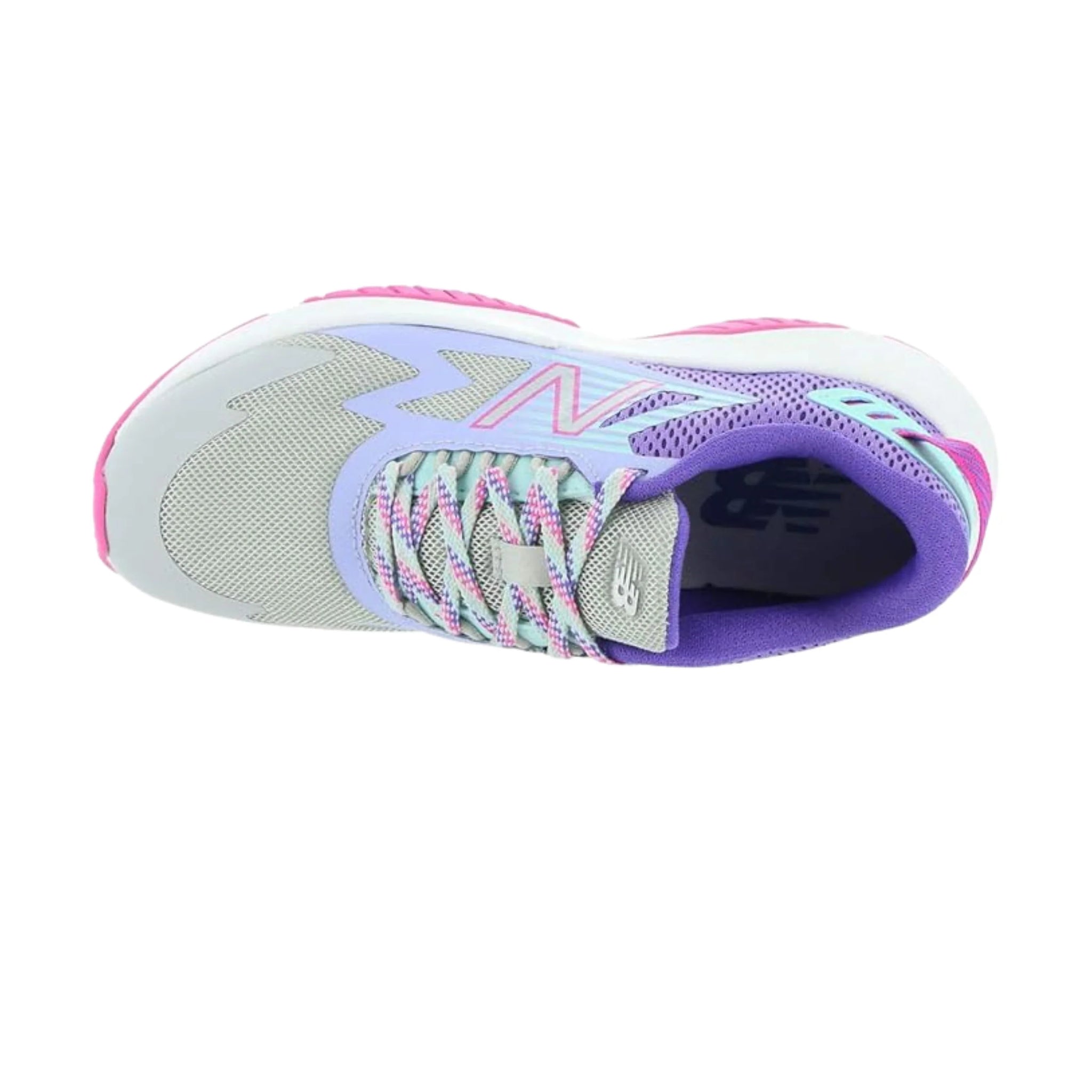 New Balance Kids' Ravv1 Shoe - Light Aluminum/Mirage Violet by Lenny's Shoe & Apparel