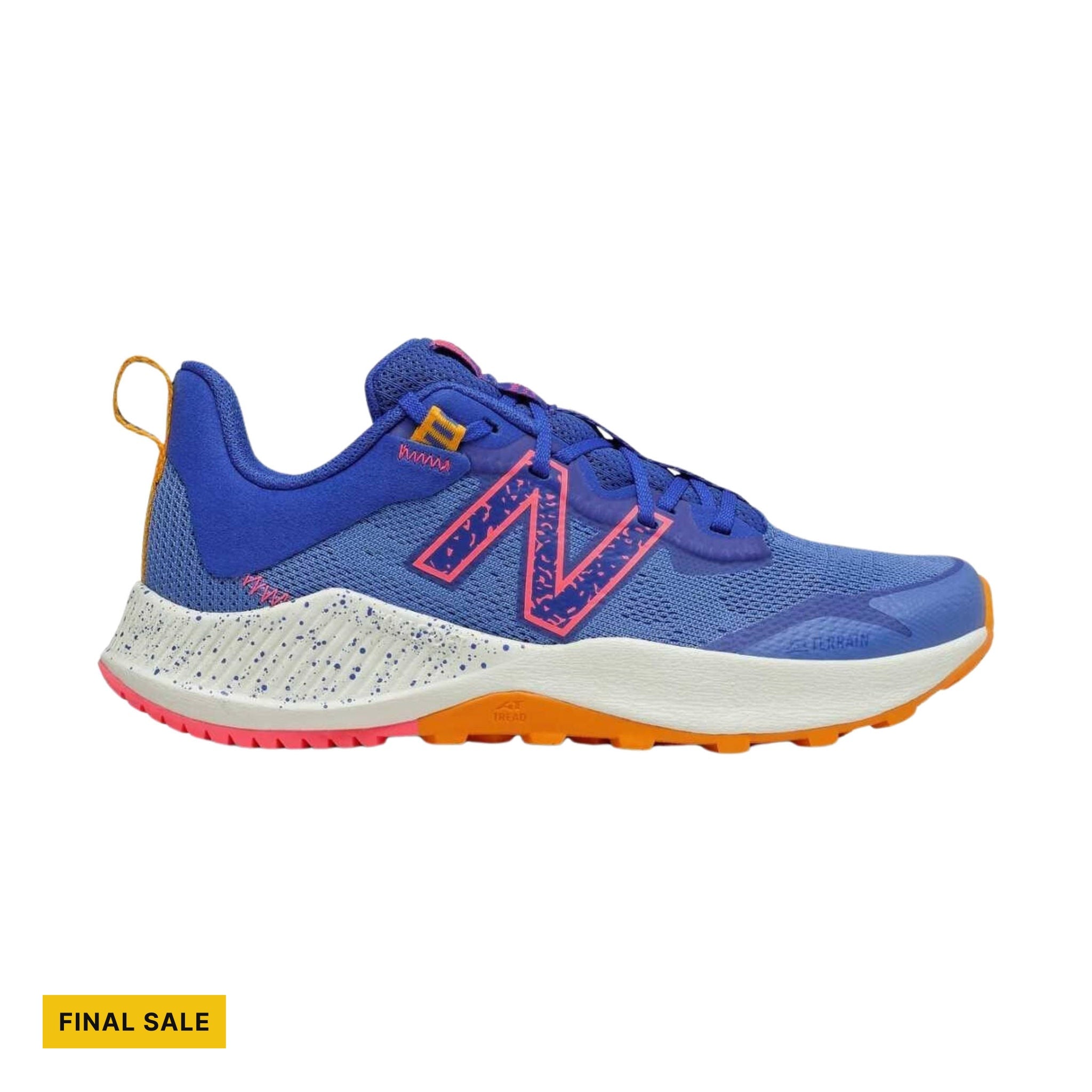 New Balance Kids' Trail Running Shoe - Blue/Pink