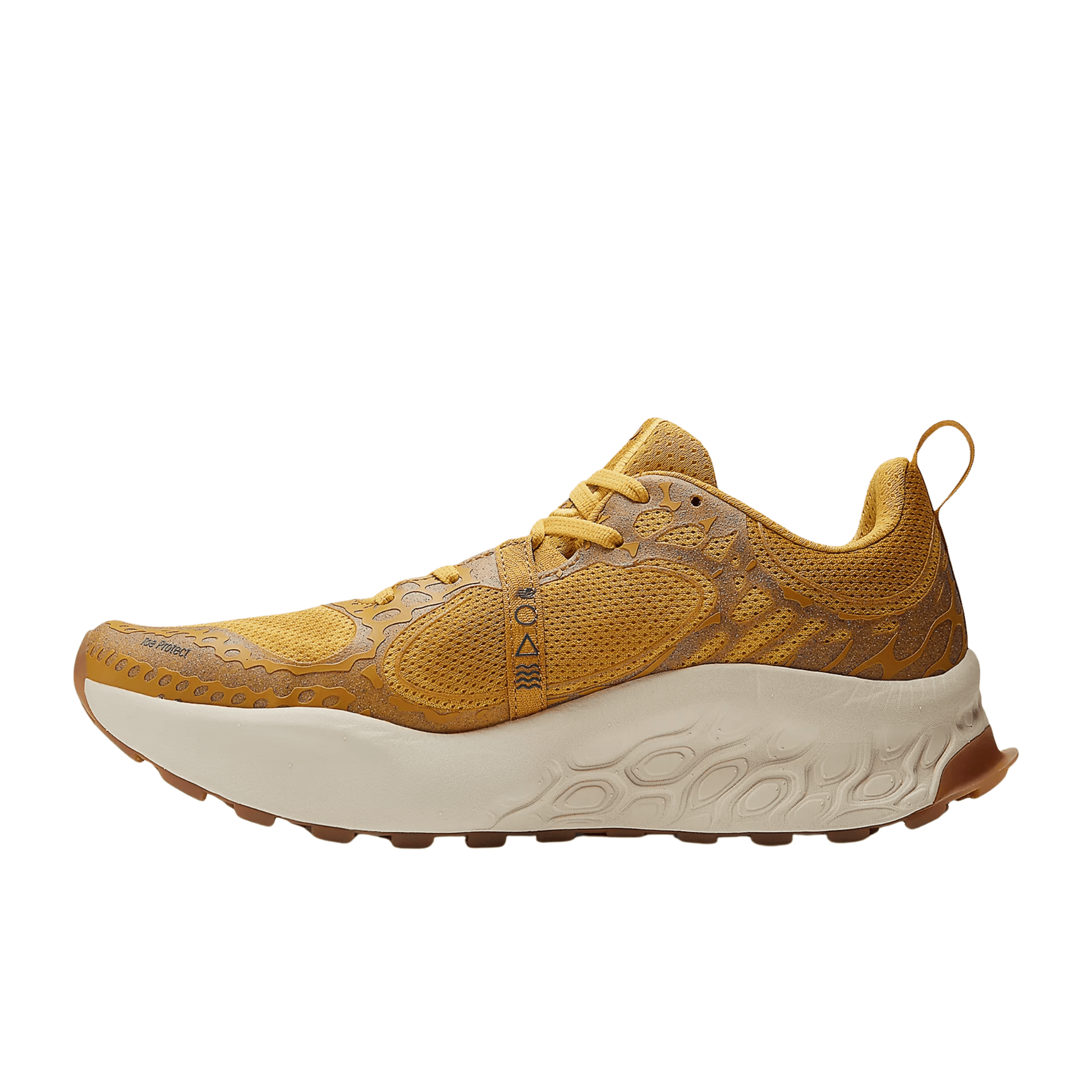 New Balance Men's Fresh Foam X Hierro v8 Trail Running Shoes - Butterscotch with Ginger Lemon and Deep Sea by Lenny's Shoe & Apparel