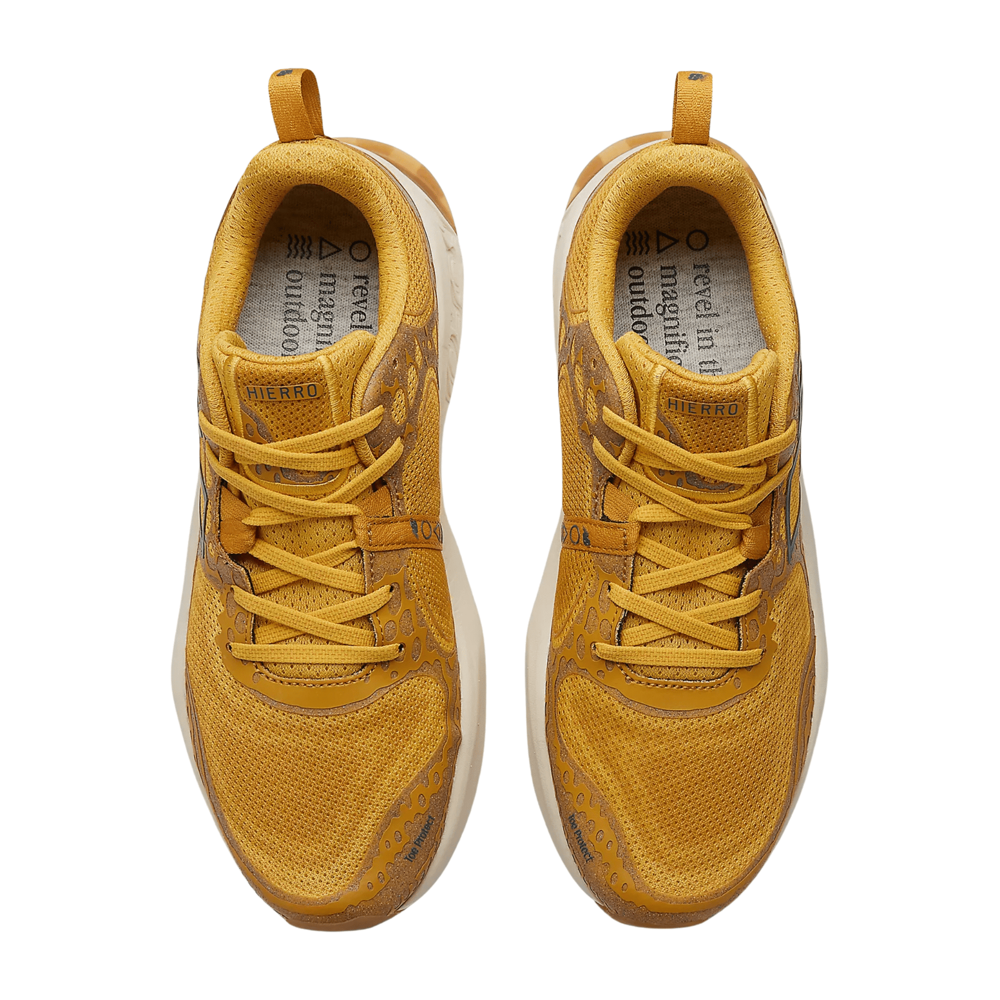 New Balance Men's Fresh Foam X Hierro v8 Trail Running Shoes - Butterscotch with Ginger Lemon and Deep Sea by Lenny's Shoe & Apparel