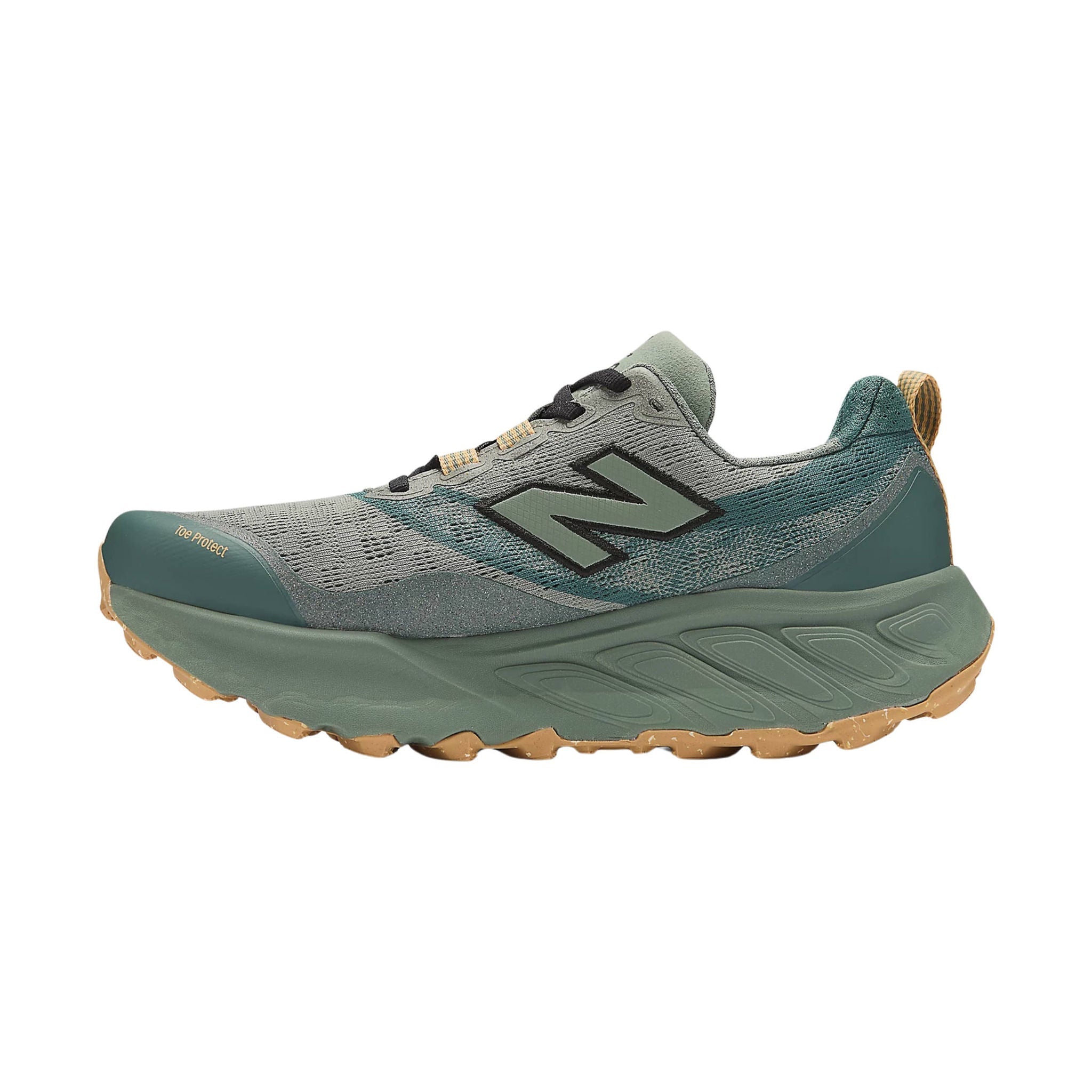 New Balance Men's Fresh Foam X Hierro v9 Trail Running Shoes - Dark Juniper with Black and Dried Apricot by Lenny's Shoe & Apparel