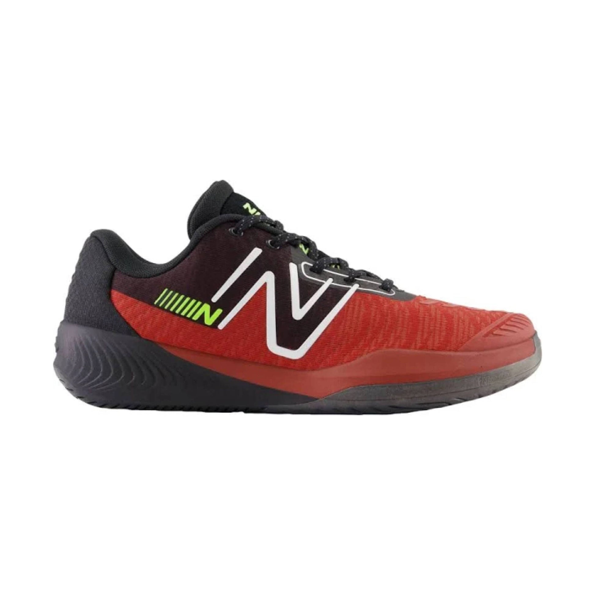 New Balance Men's Fuel Cell 996v5 Tennis Shoes - Black/Red by Lenny's Shoe & Apparel