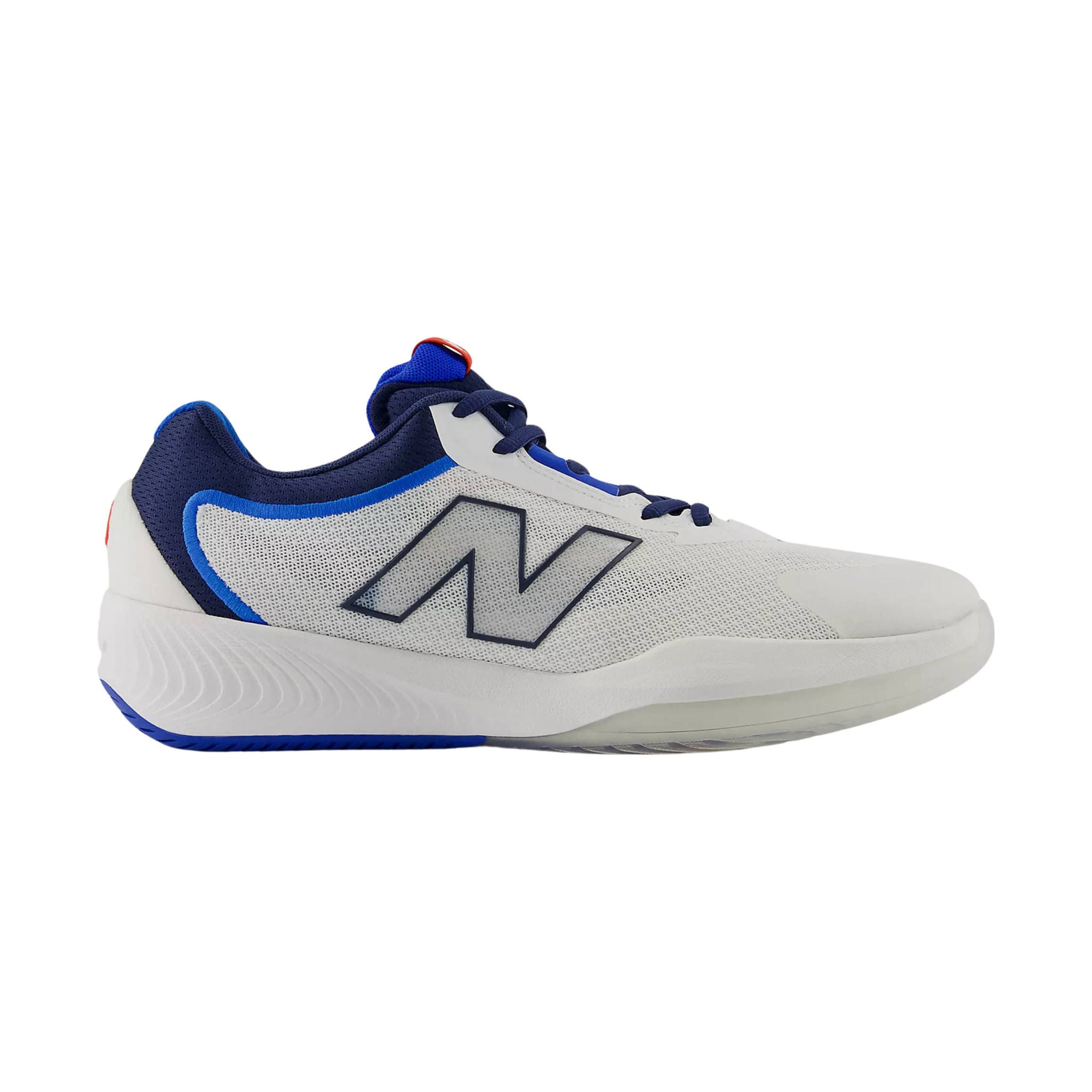New Balance Men's FuelCell 996v6 Pickleball Tennis Shoes - White With Team Navy by Lenny's Shoe & Apparel