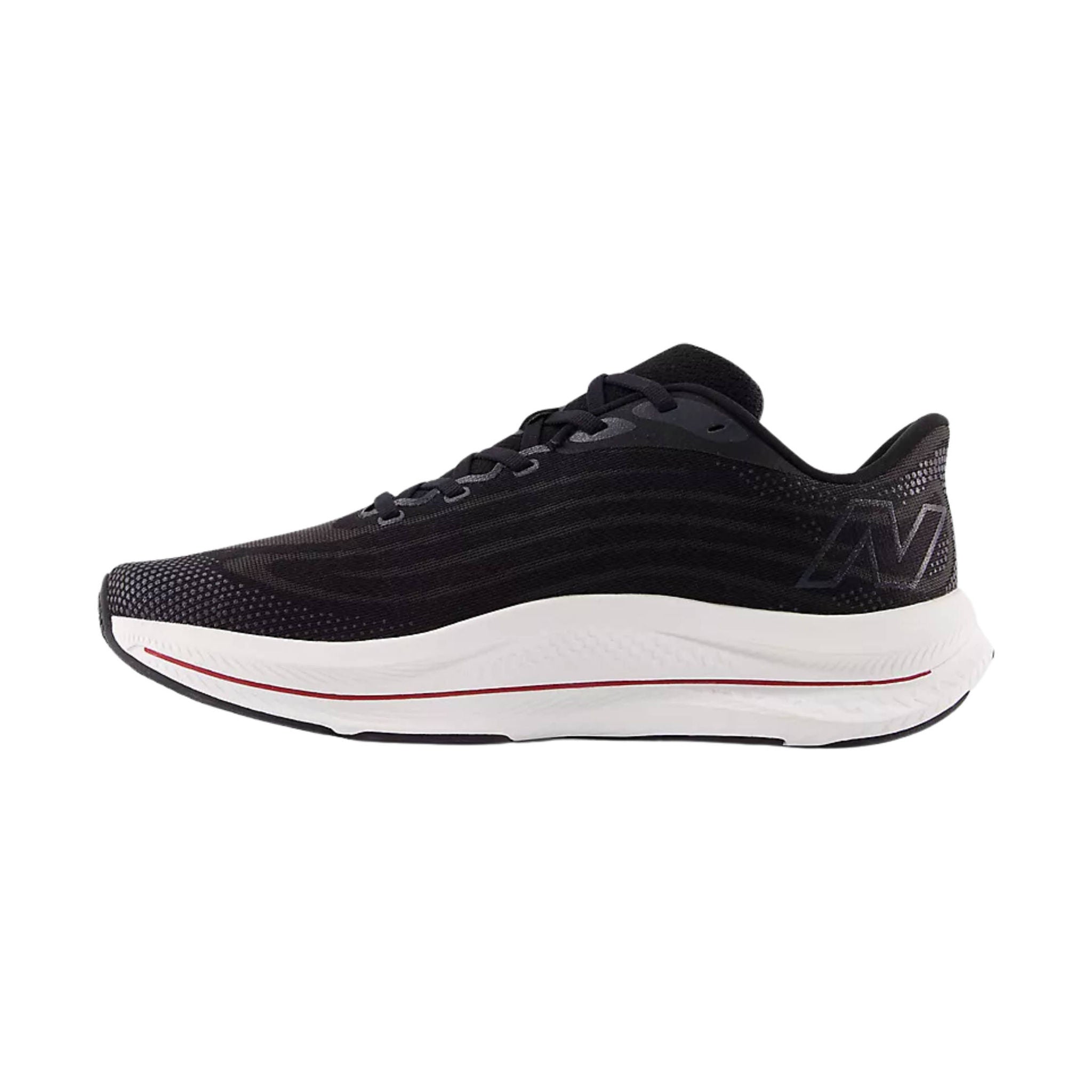 New Balance Men's FuelCell Walker Elite Shoes - Black with Team Red and Silver by Lenny's Shoe & Apparel