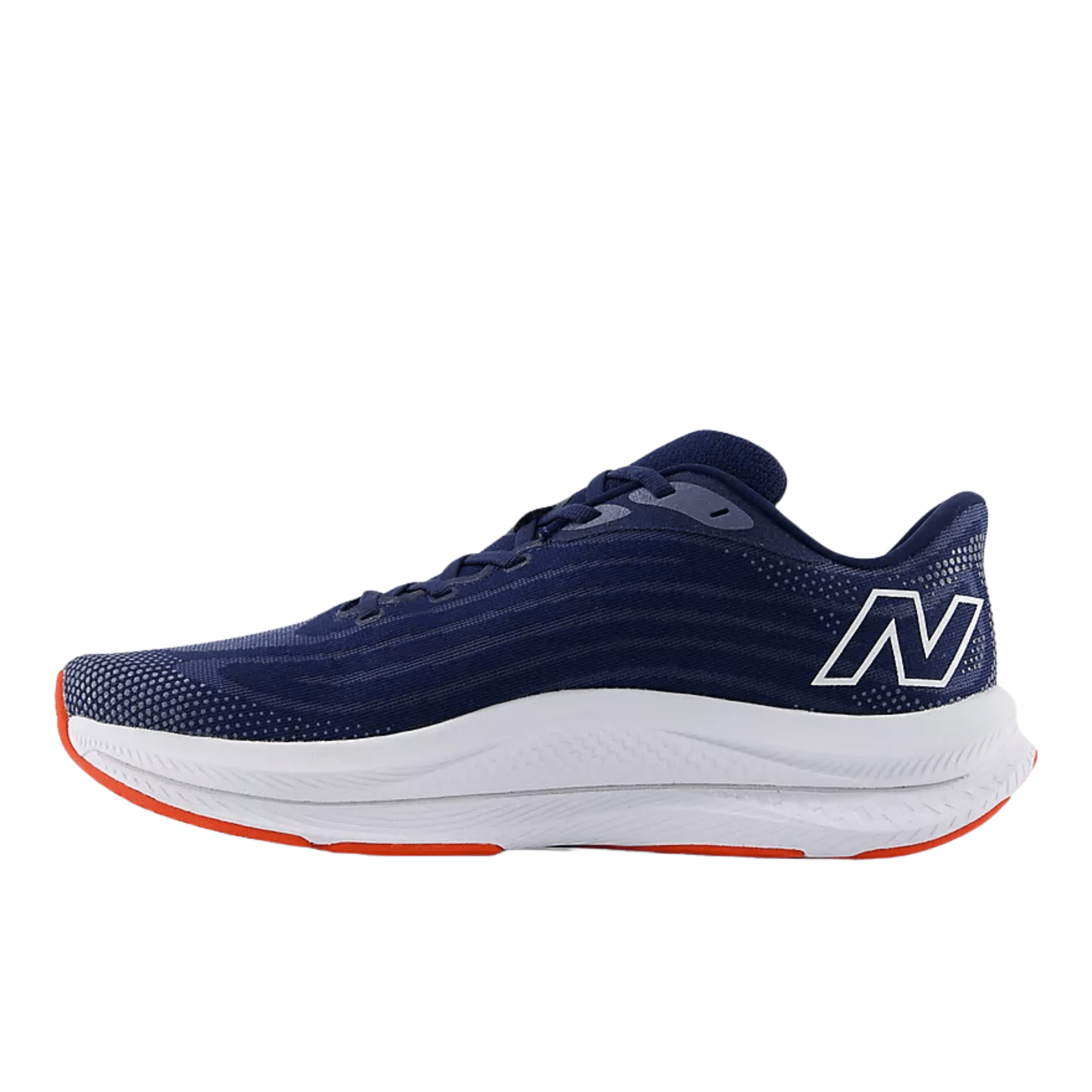 New Balance Men's FuelCell Walker Elite Shoes - NB Navy with White and Neo Flame by Lenny's Shoe & Apparel