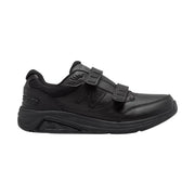 New Balance Men's Hook and Loop Leather 928v3 Walking Shoes - Black by Lenny's Shoe & Apparel