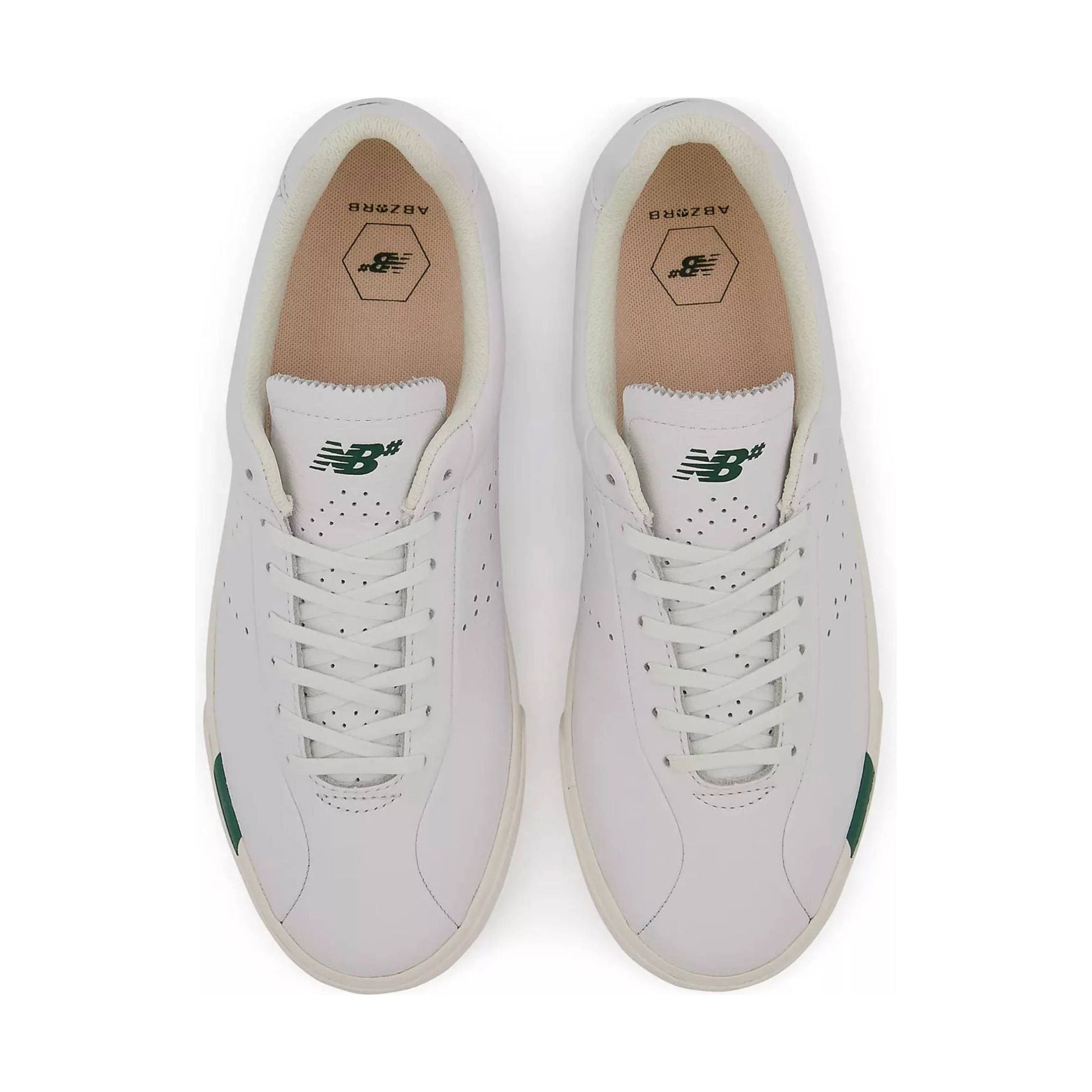 New Balance Men's Numeric 22 Shoe - White/Green by Lenny's Shoe & Apparel