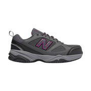 New Balance Women's 627V2 Steel Toe Work Shoe - Grey Suede by Lenny's Shoe & Apparel
