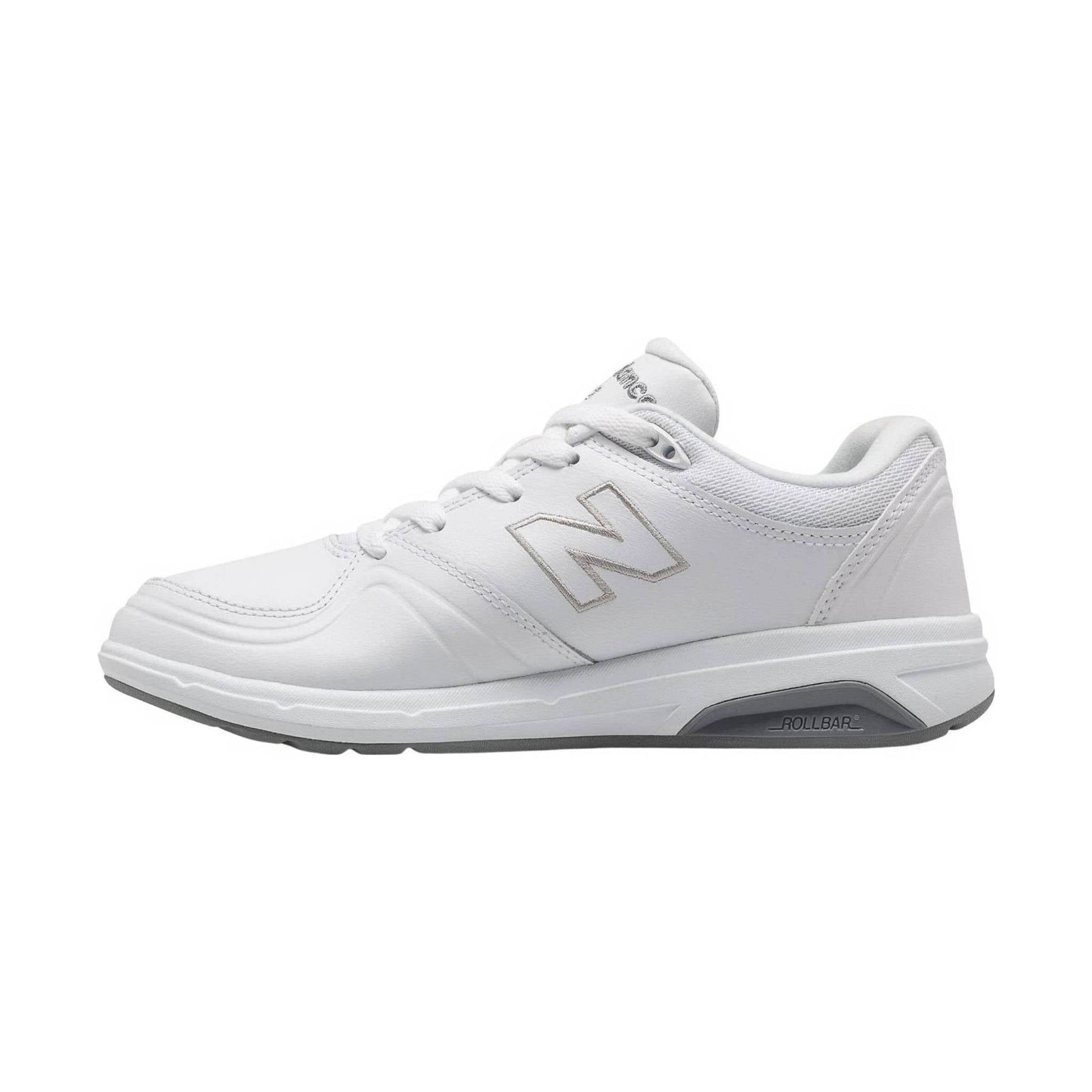 New Balance Women's 813 Walking Shoe - White/Grey by Lenny's Shoe & Apparel