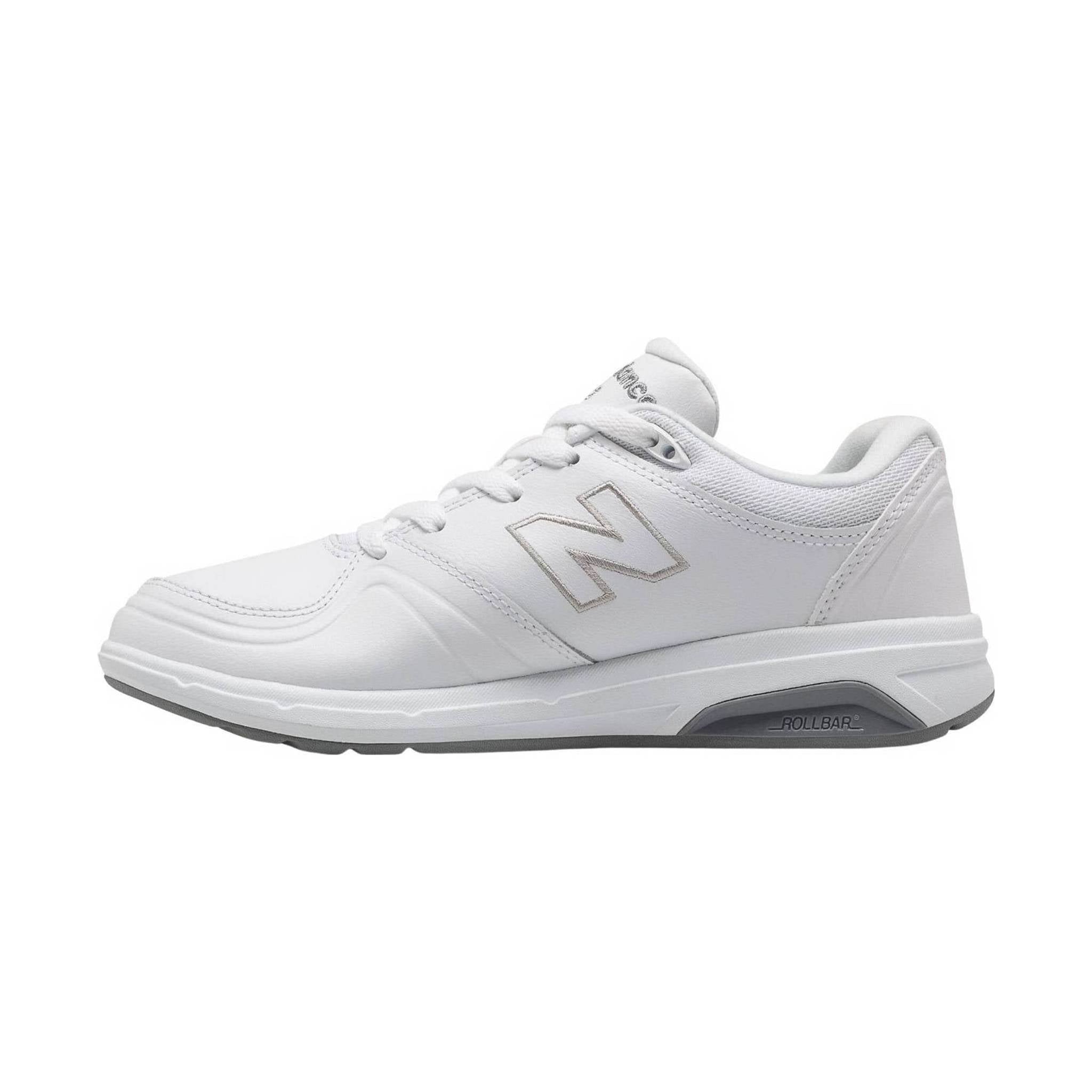 New Balance Women's 813 Walking Shoe - White/Grey by Lenny's Shoe & Apparel