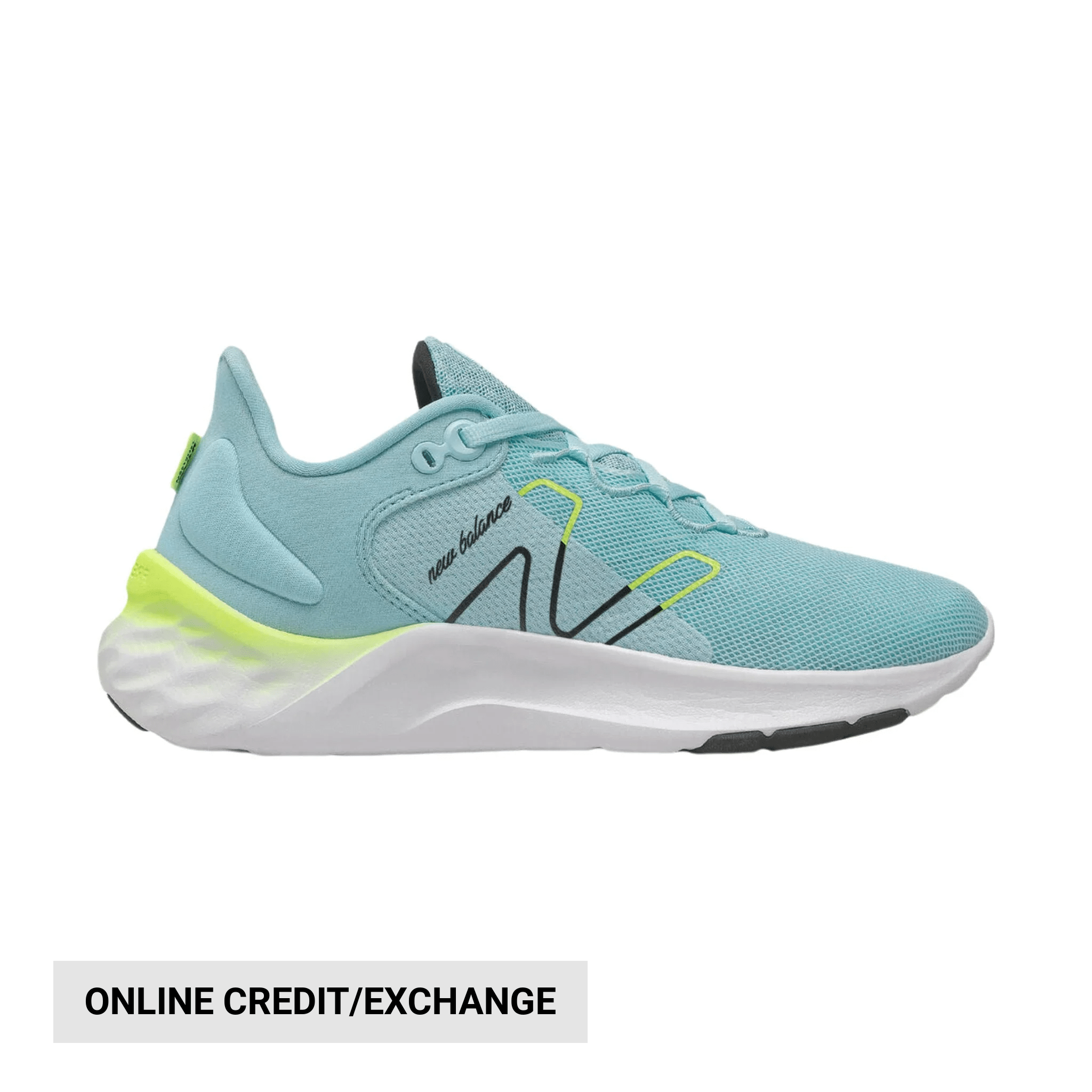 New Balance Women's Fresh Foam Roav v2 Shoes - Blue Chill/White/Bleached Lime Glo by Lenny's Shoe & Apparel