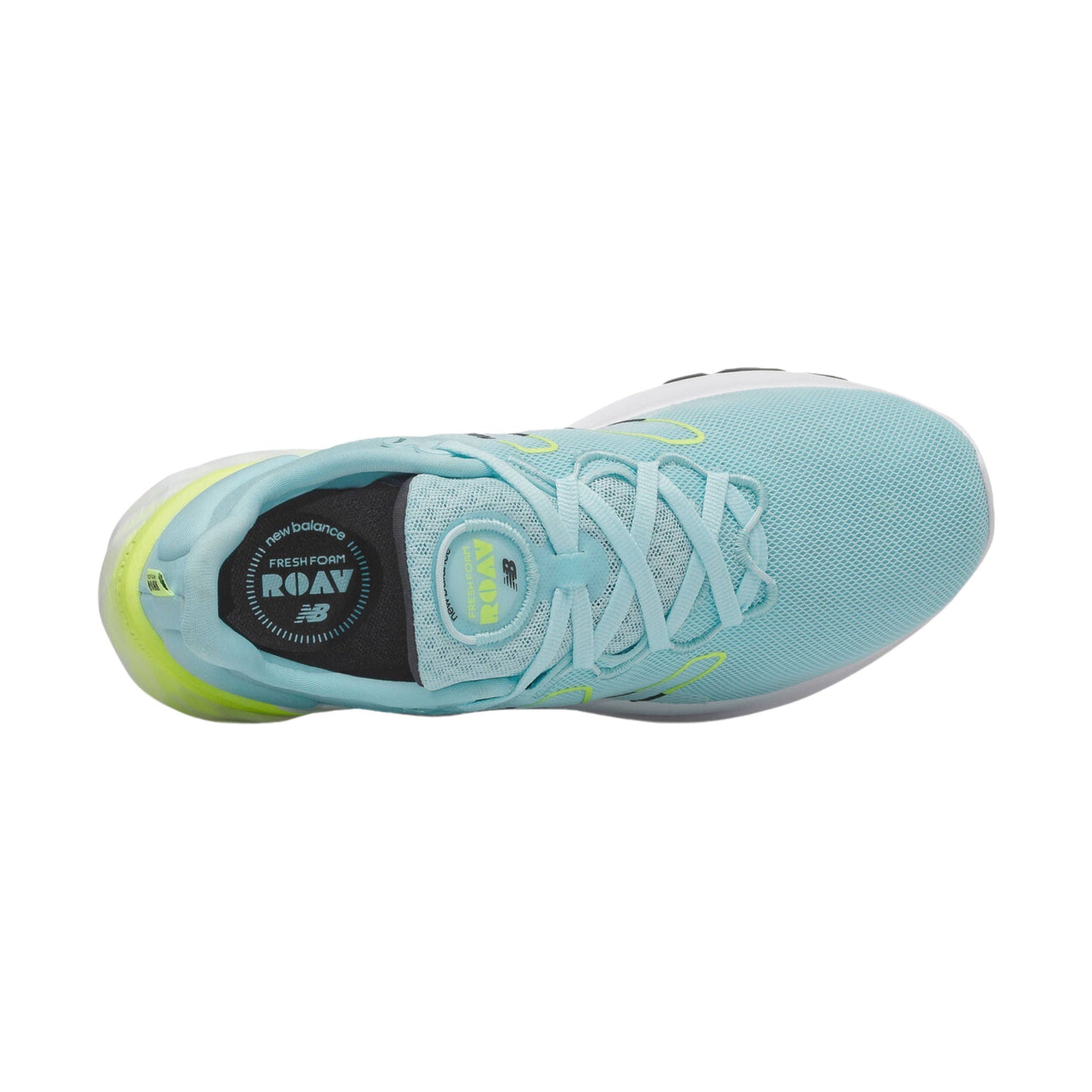 New Balance Women's Fresh Foam Roav v2 Shoes - Blue Chill/White/Bleached Lime Glo by Lenny's Shoe & Apparel
