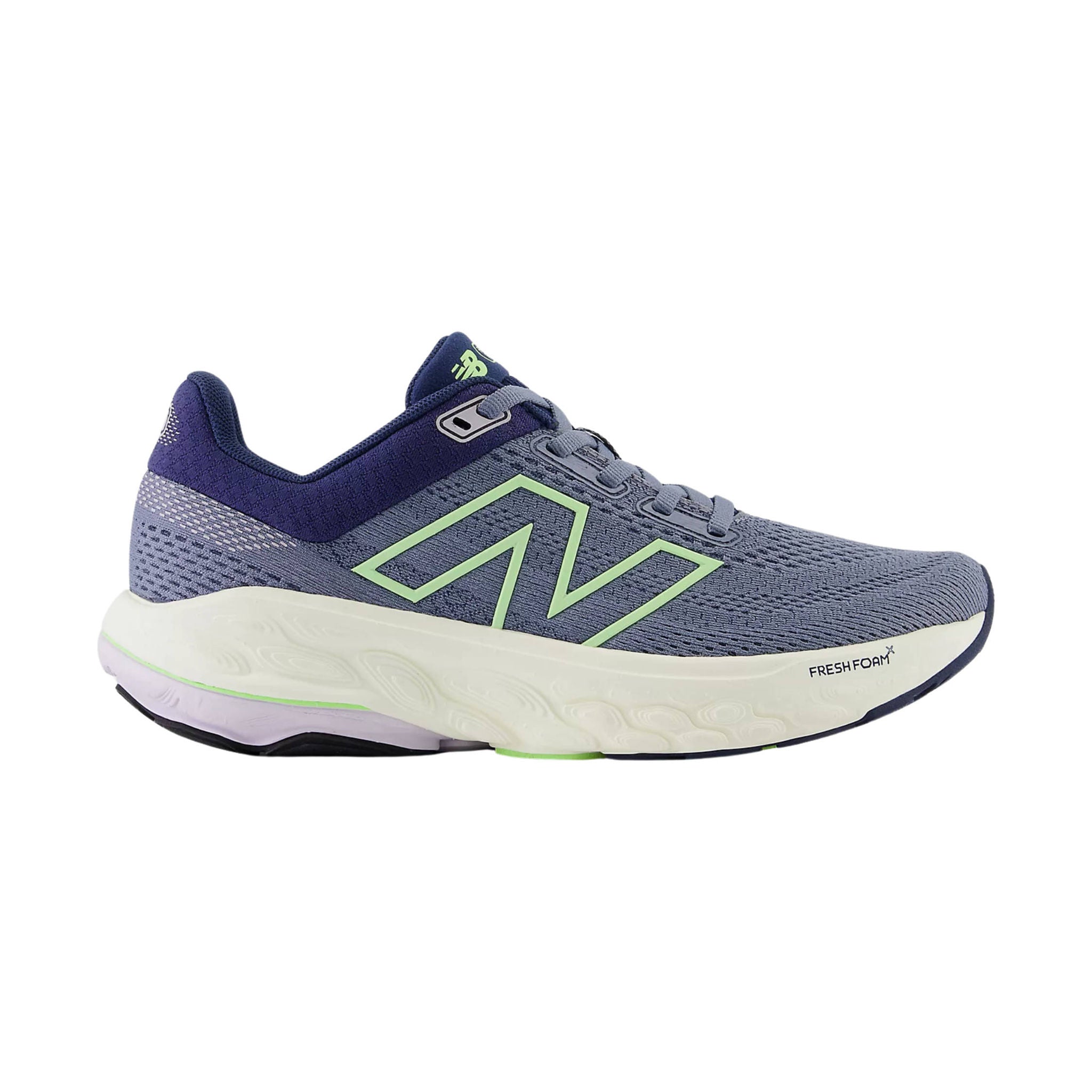 New Balance Women's Fresh Foam X 860v14 Running Shoe - Arctic Grey with Sea Salt and Bleached Lime Glo by Lenny's Shoe & Apparel