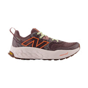 New Balance Women's Fresh Foam X Hierro v8 Trail Shoes - Licorice with Gulf Red and Pink Granite by Lenny's Shoe & Apparel