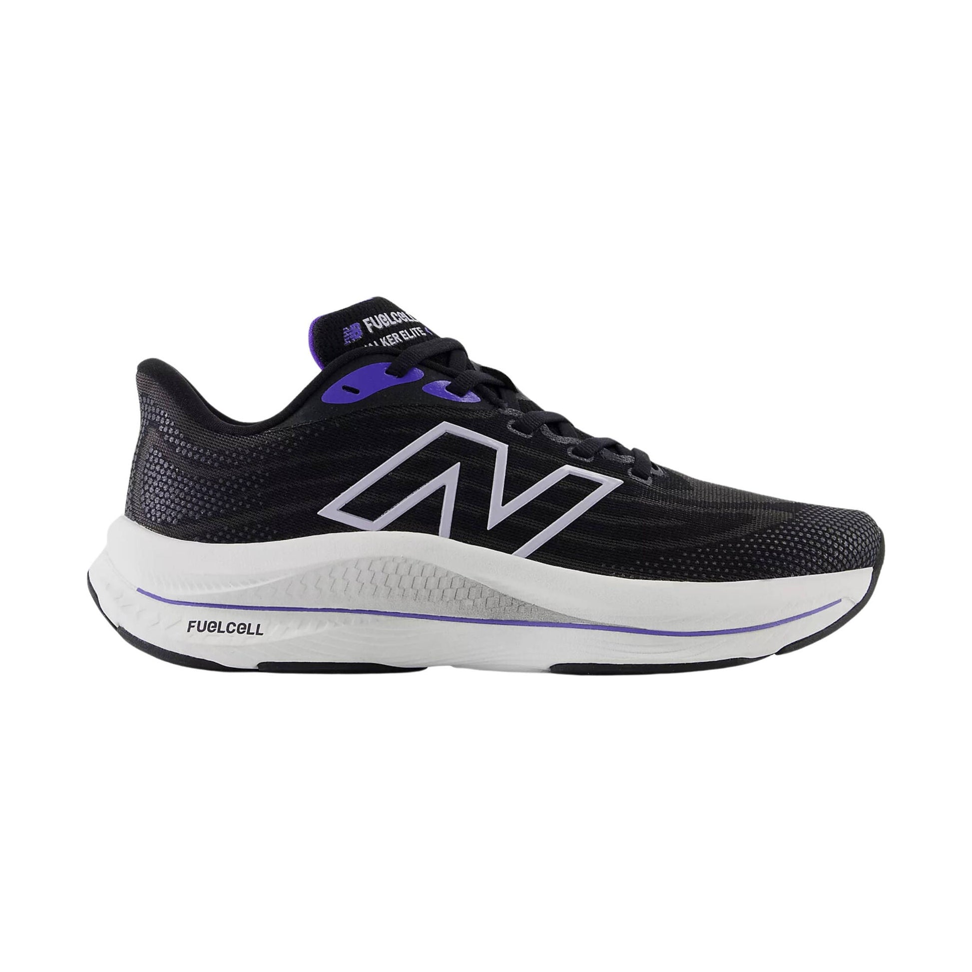 New Balance Women's FuelCell Walker Elite Shoes - Black with Indigo and Grey Violet by Lenny's Shoe & Apparel