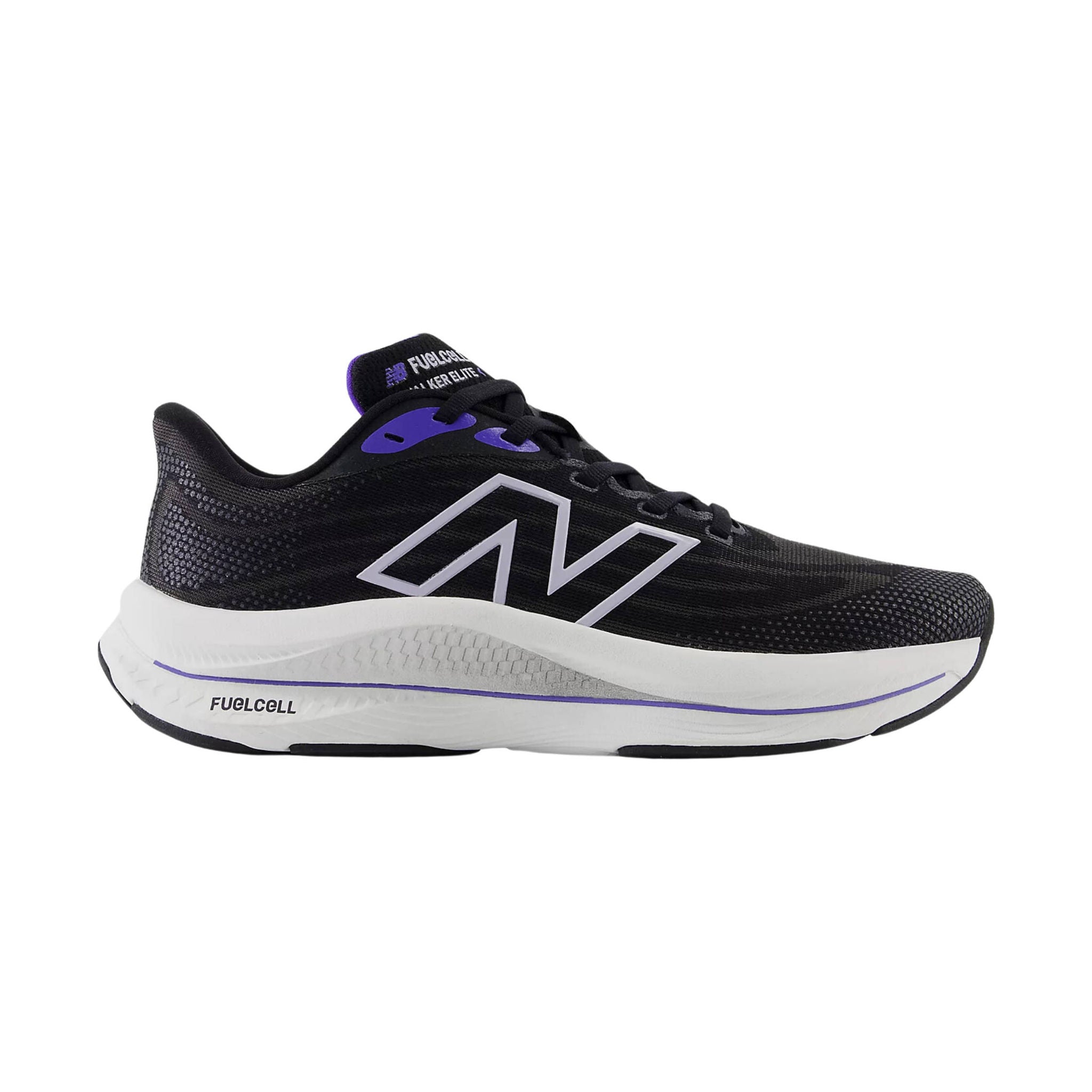 New Balance Women's FuelCell Walker Elite Shoes - Black with Indigo and Grey Violet by Lenny's Shoe & Apparel