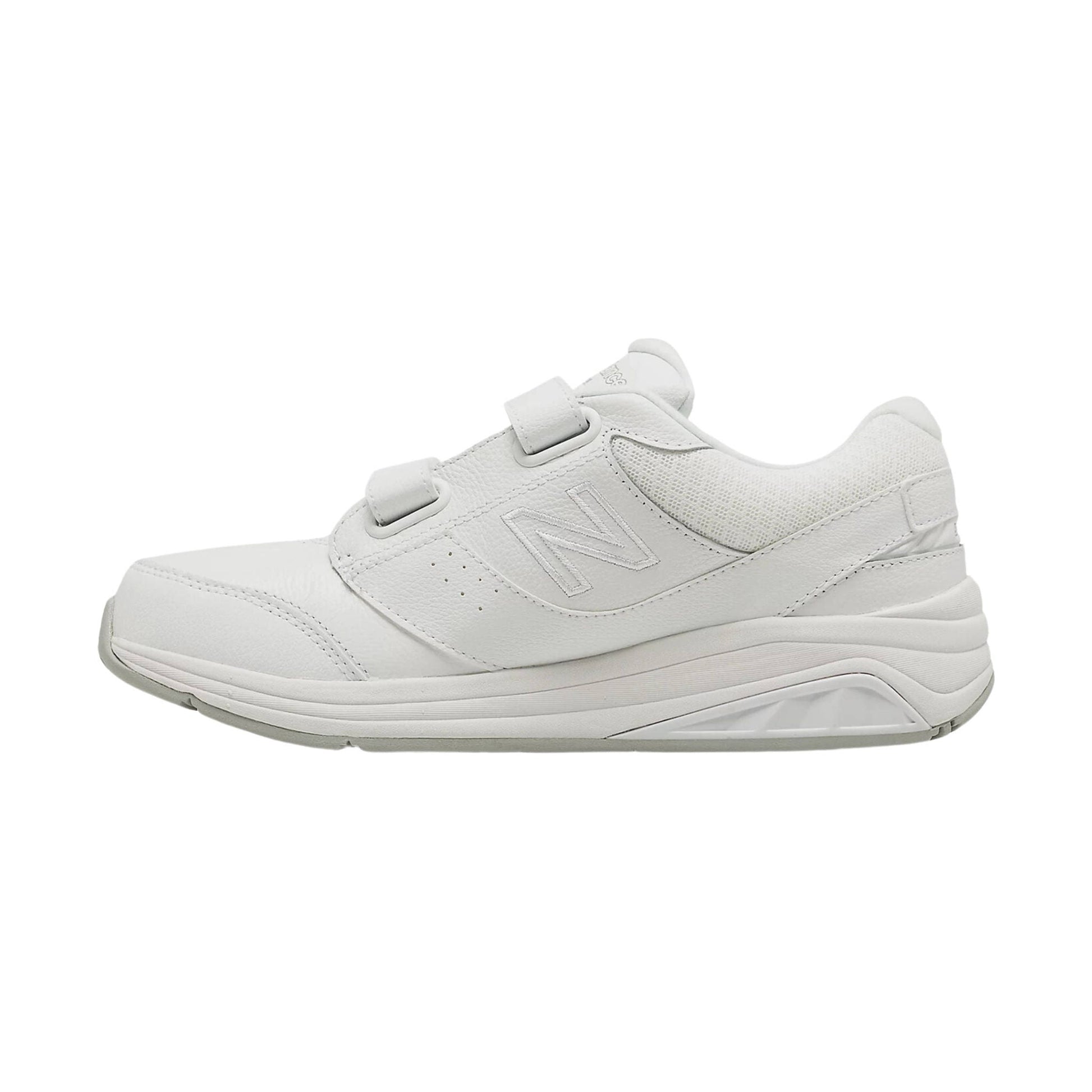 New Balance Women's Hook and Loop Leather 928v3 Walking Shoe - White by Lenny's Shoe & Apparel