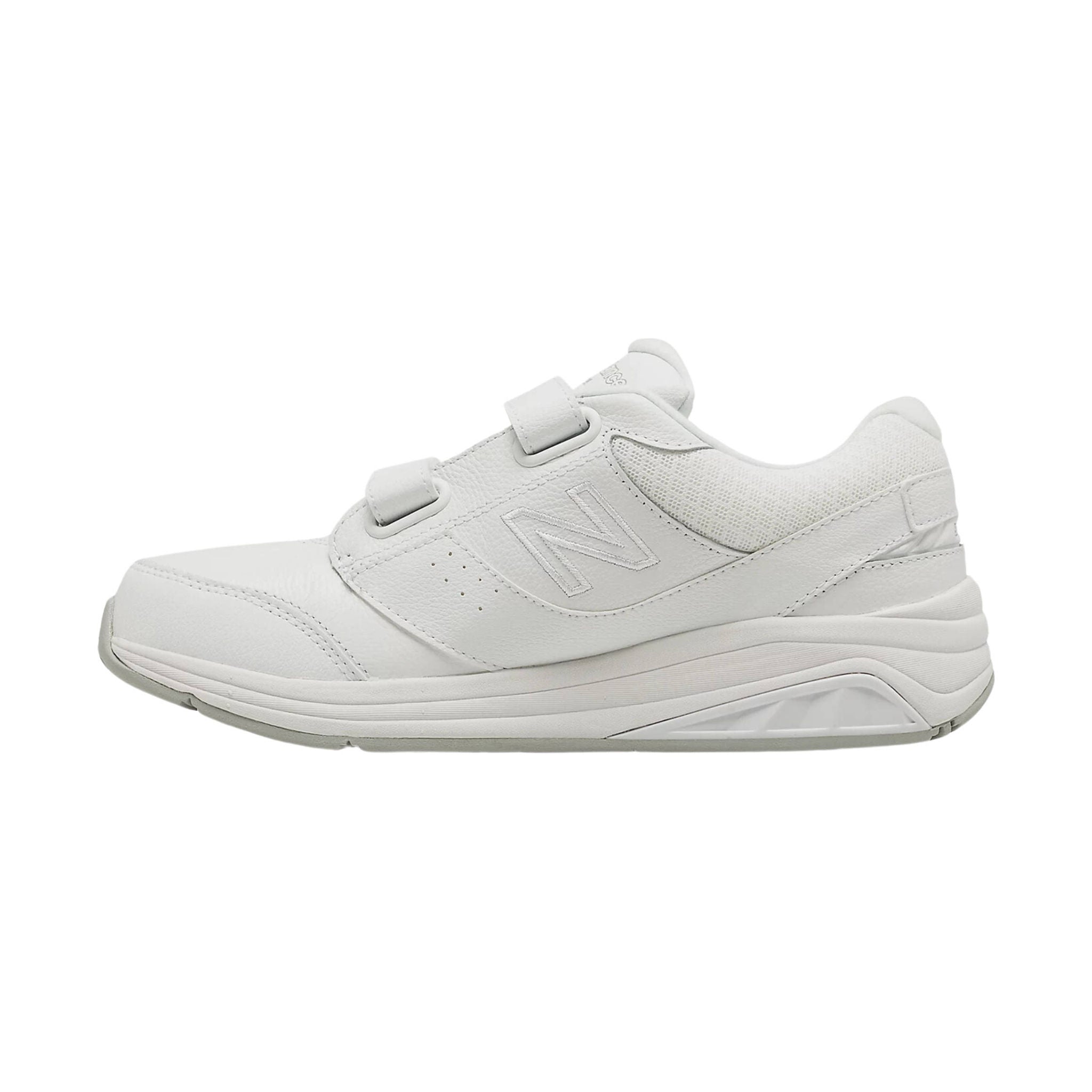 New Balance Women's Hook and Loop Leather 928v3 Walking Shoe - White by Lenny's Shoe & Apparel