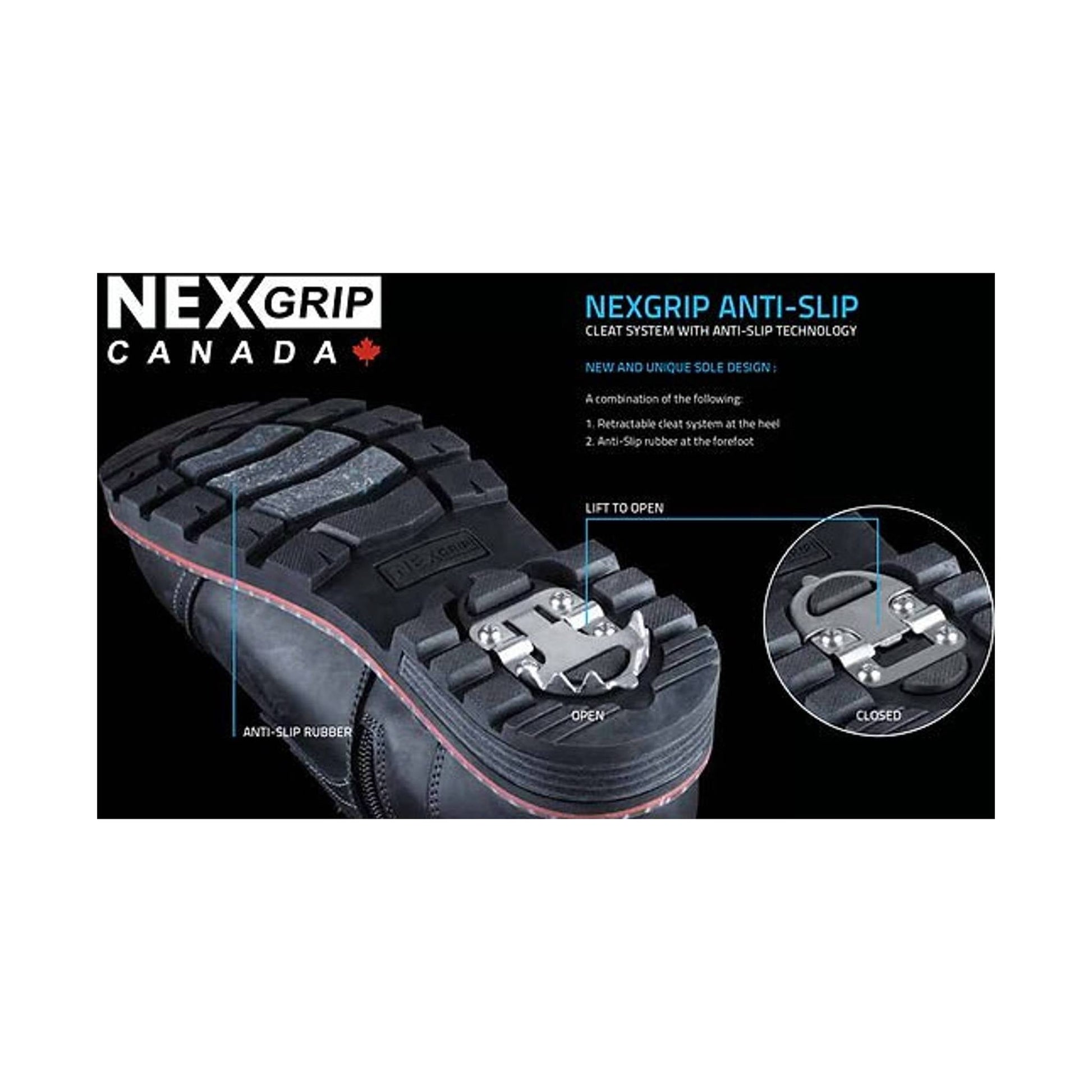 NEXGRIP Men's Ice Victor - Black Olive by Lenny's Shoe & Apparel
