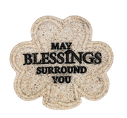 Shamrock Trinket Dish - May BLESSINGS Surround You