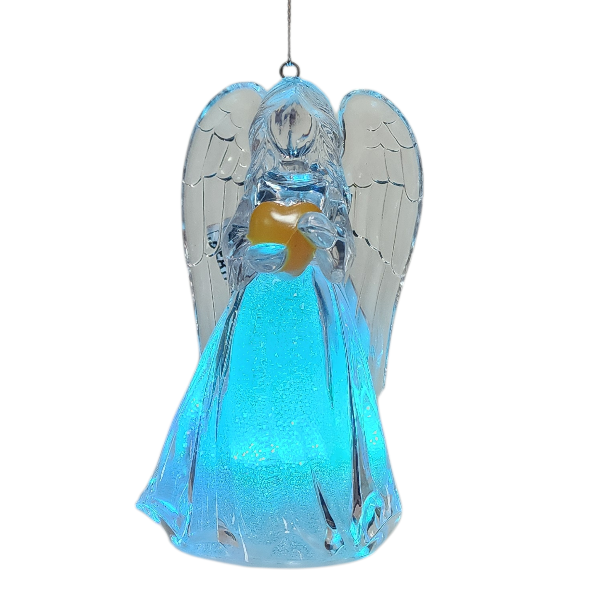 Birthstone Lighted Angel Ornament -