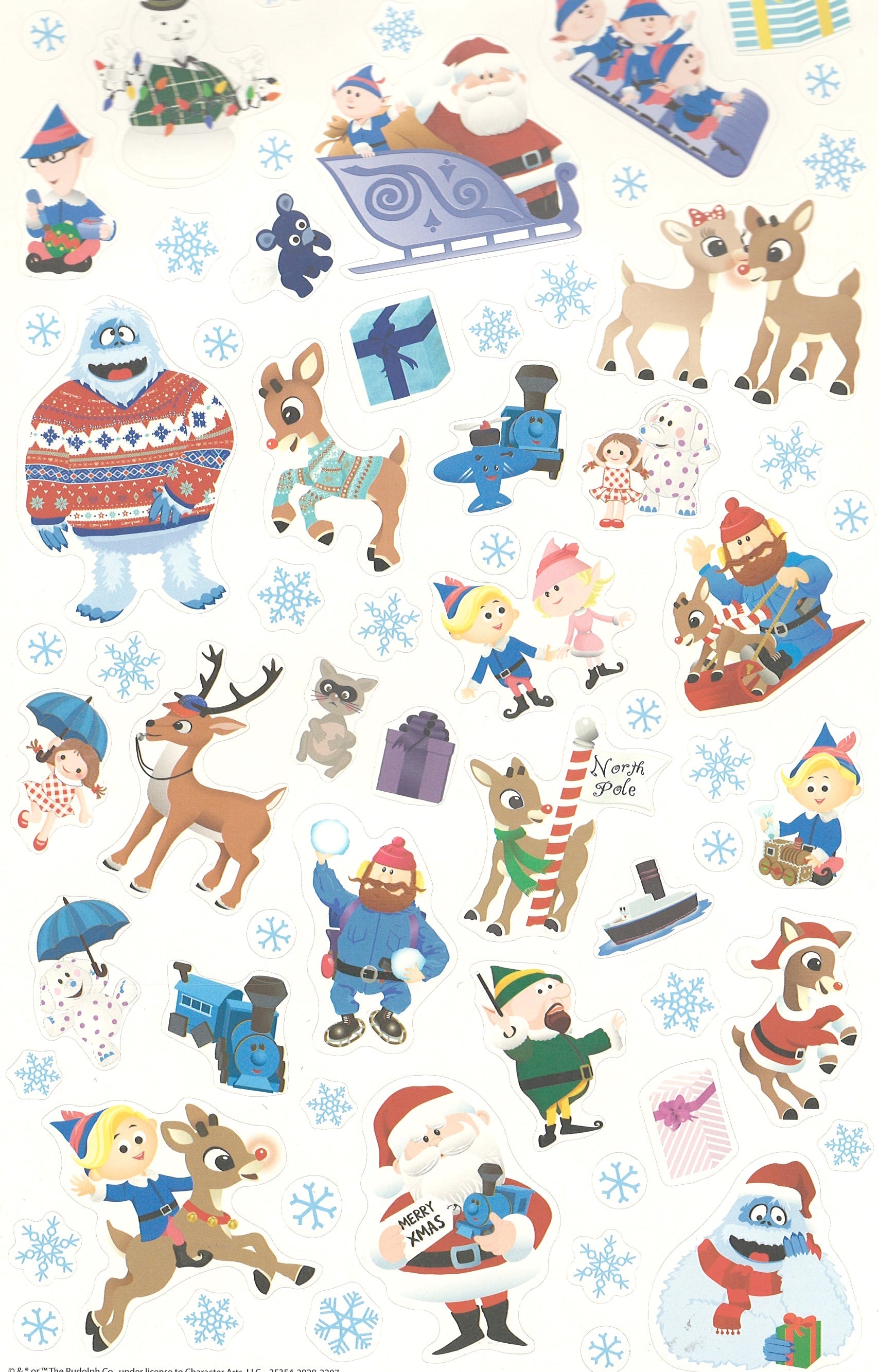 Rudolph and Friends Sticker Book - Over 400 Stickers