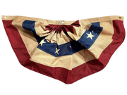 USA Flag Burlap Bunting - 18 x 36 Inch
