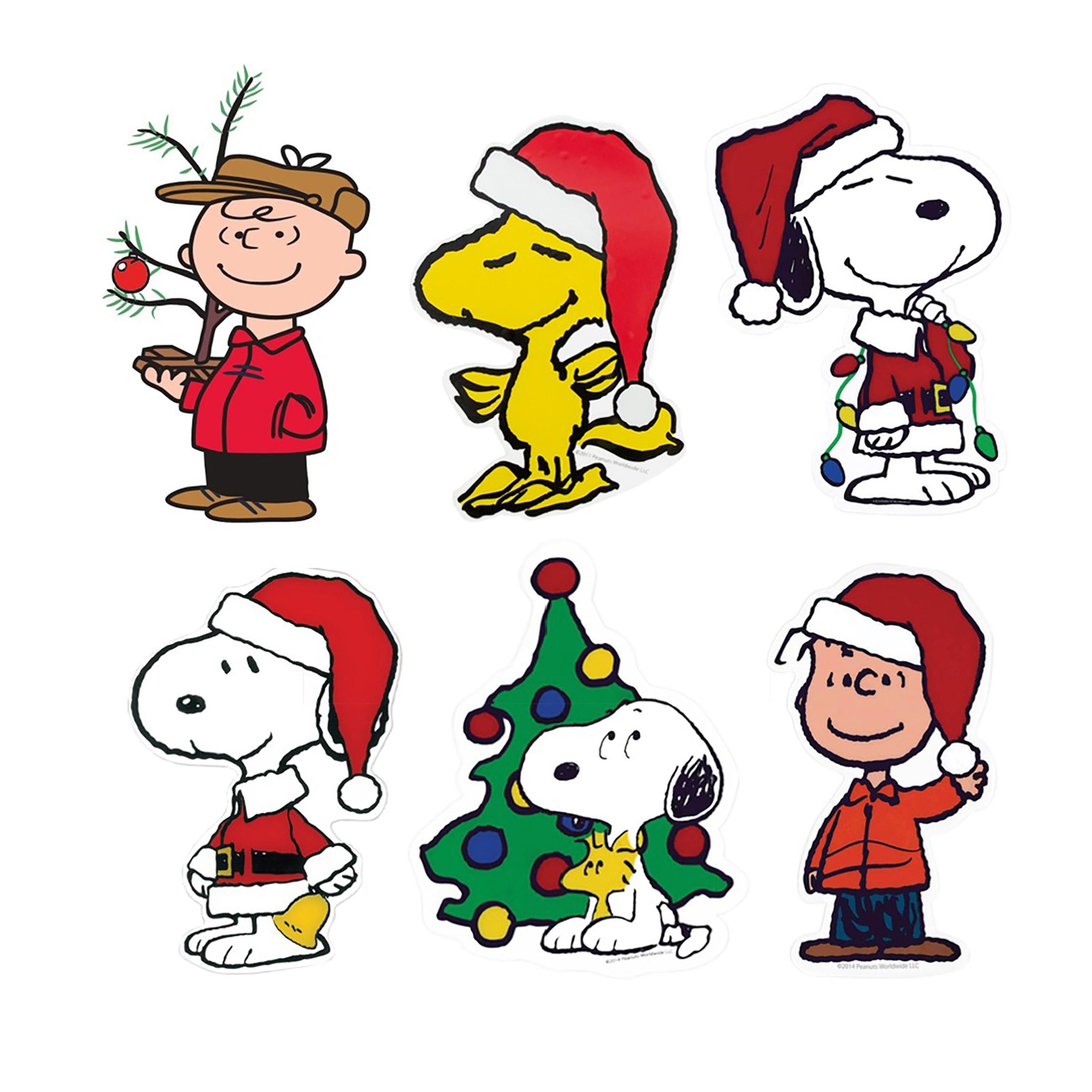 Peanuts 2-sided Window Cling -
