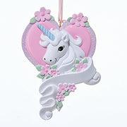 Unicorn Ornament For Personalization