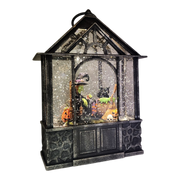 Sleeping Witch Lighted Waterglobe Lantern