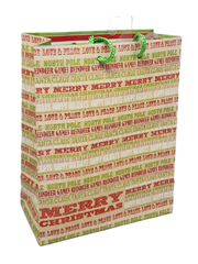 Medium Gift Bag With Tissue - Merry Christmas #1