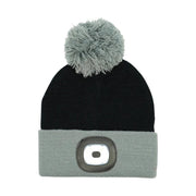 Night Owl Kids' Rechargeable LED Beanie - Black by Lenny's Shoe & Apparel