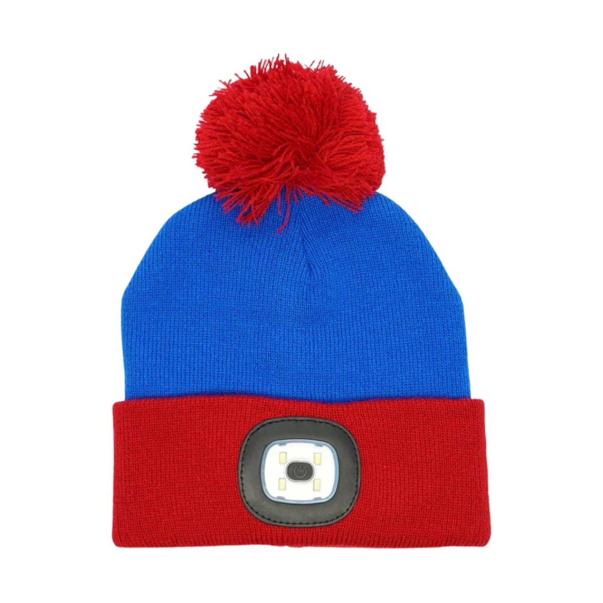 Night Owl Kids' Rechargeable LED Beanie - Blue by Lenny's Shoe & Apparel