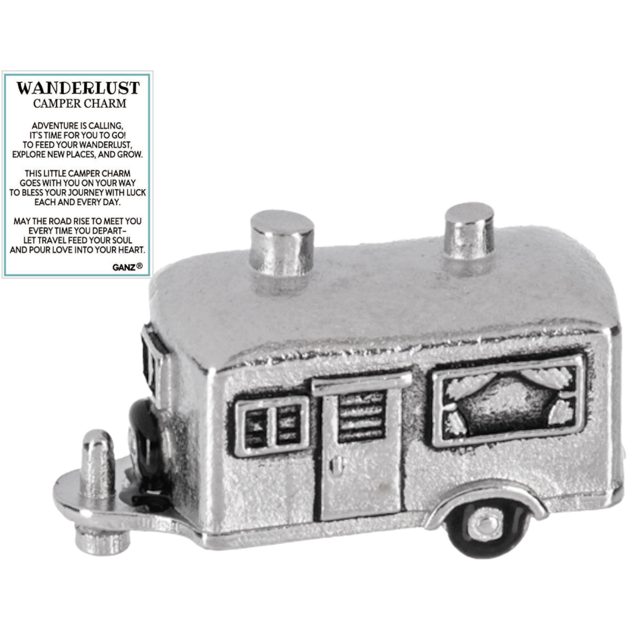 Wanderlust Camper Charm - A Charm for Adventurous Spirits