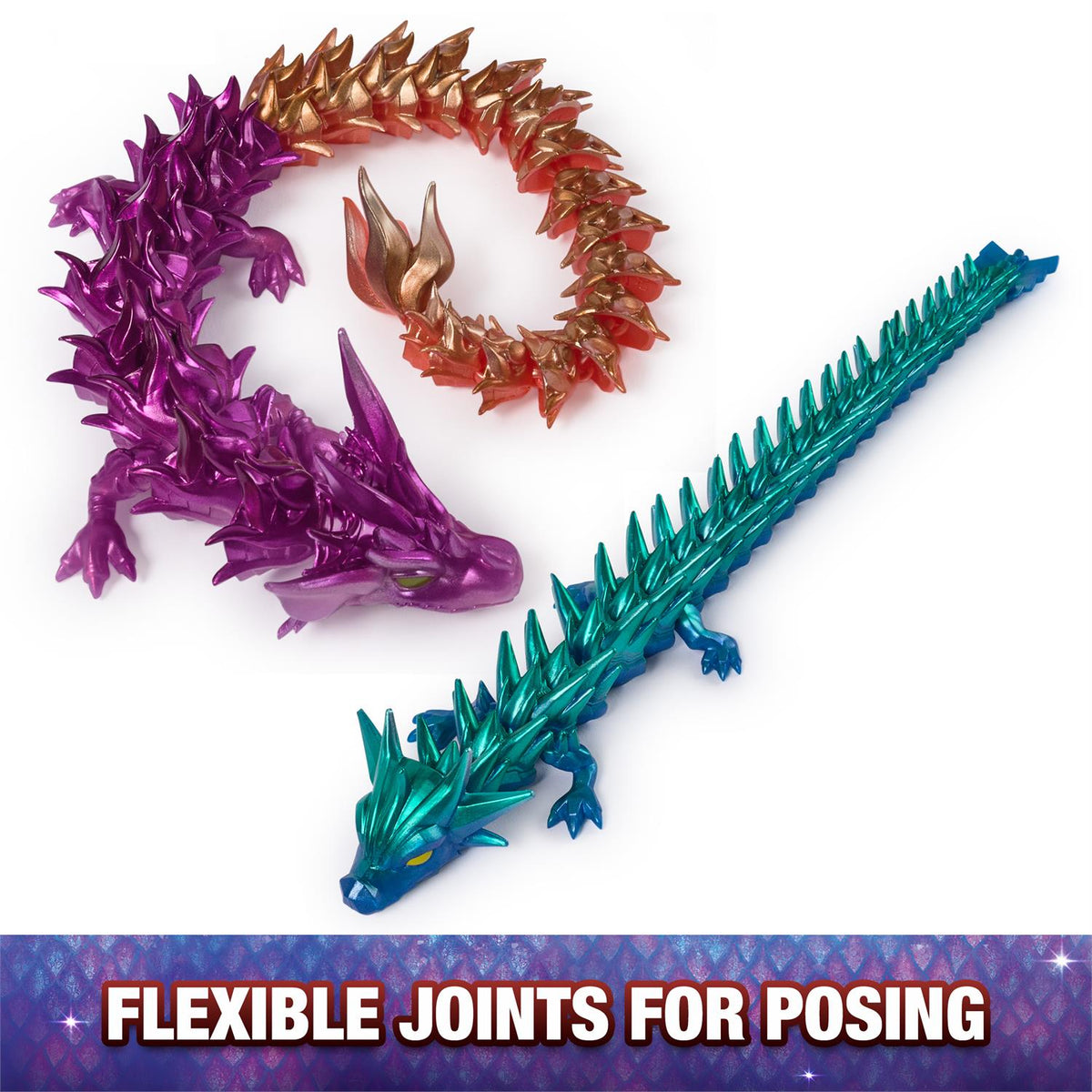 CrystaLynx Dragons 12.5-inch Articulated Collectible Surprise Egg