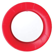 Linen Red Paper Dinner Plates