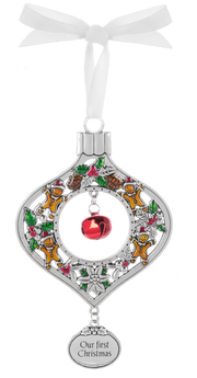 Jingle Bell Ornament - Our First Christmas