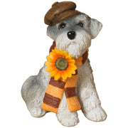 Charming Harvest Schnauzer Figurine