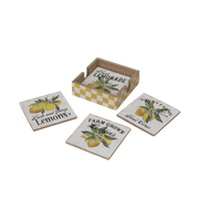 Lemon Coaster Set